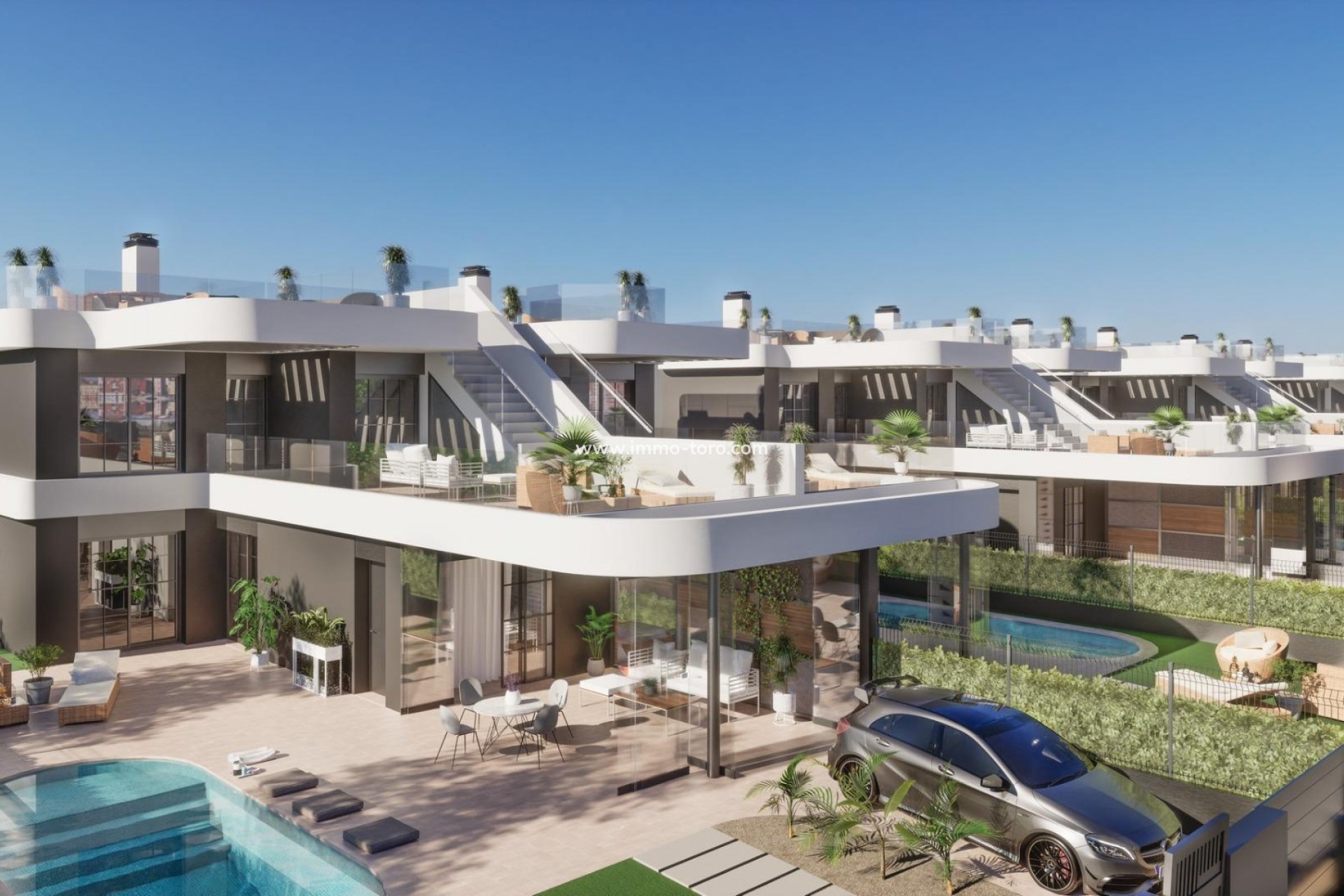 Nouvelle construction - Maison jumelée - Los Alcázares - Serena Golf
