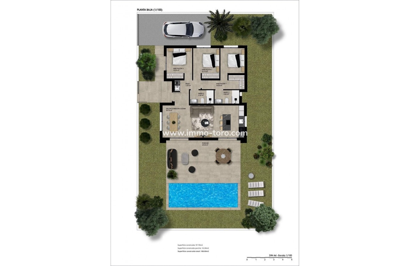 Nouvelle construction - Villa - Hondon de las Nieves