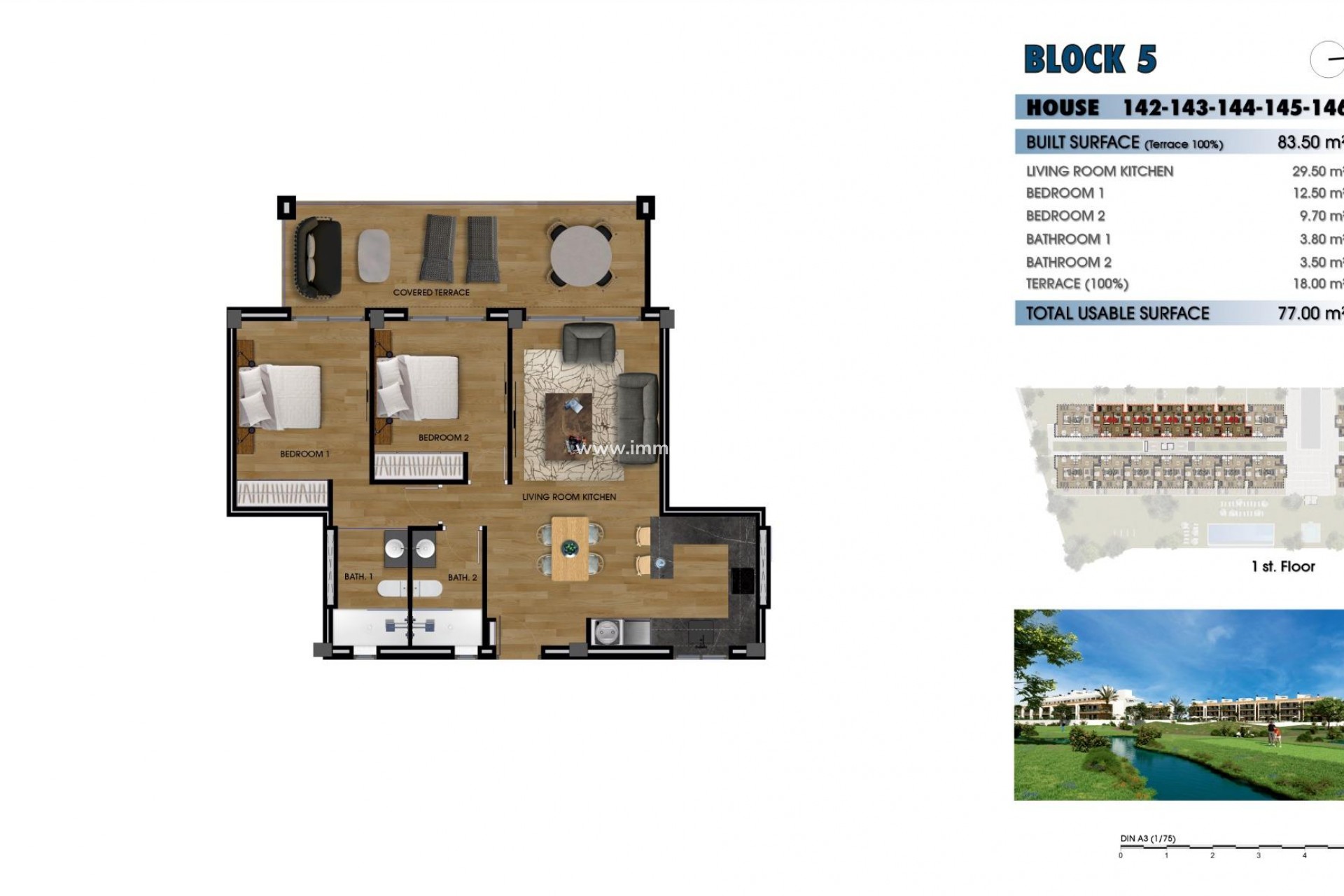 New Build - Apartment - Los Alcázares - La Serena Golf