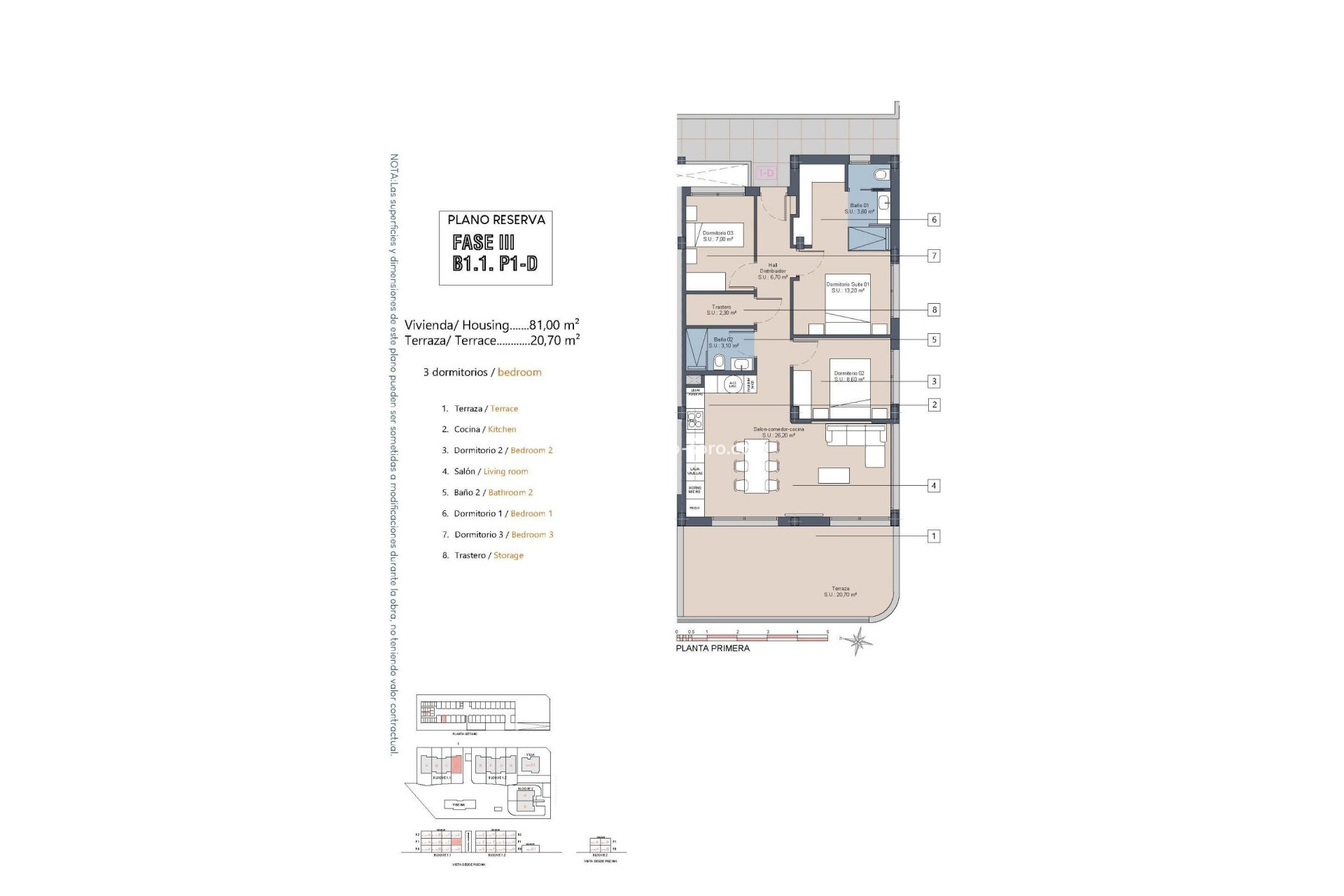 New Build - Apartment - Los Alcázares - La Serena Golf