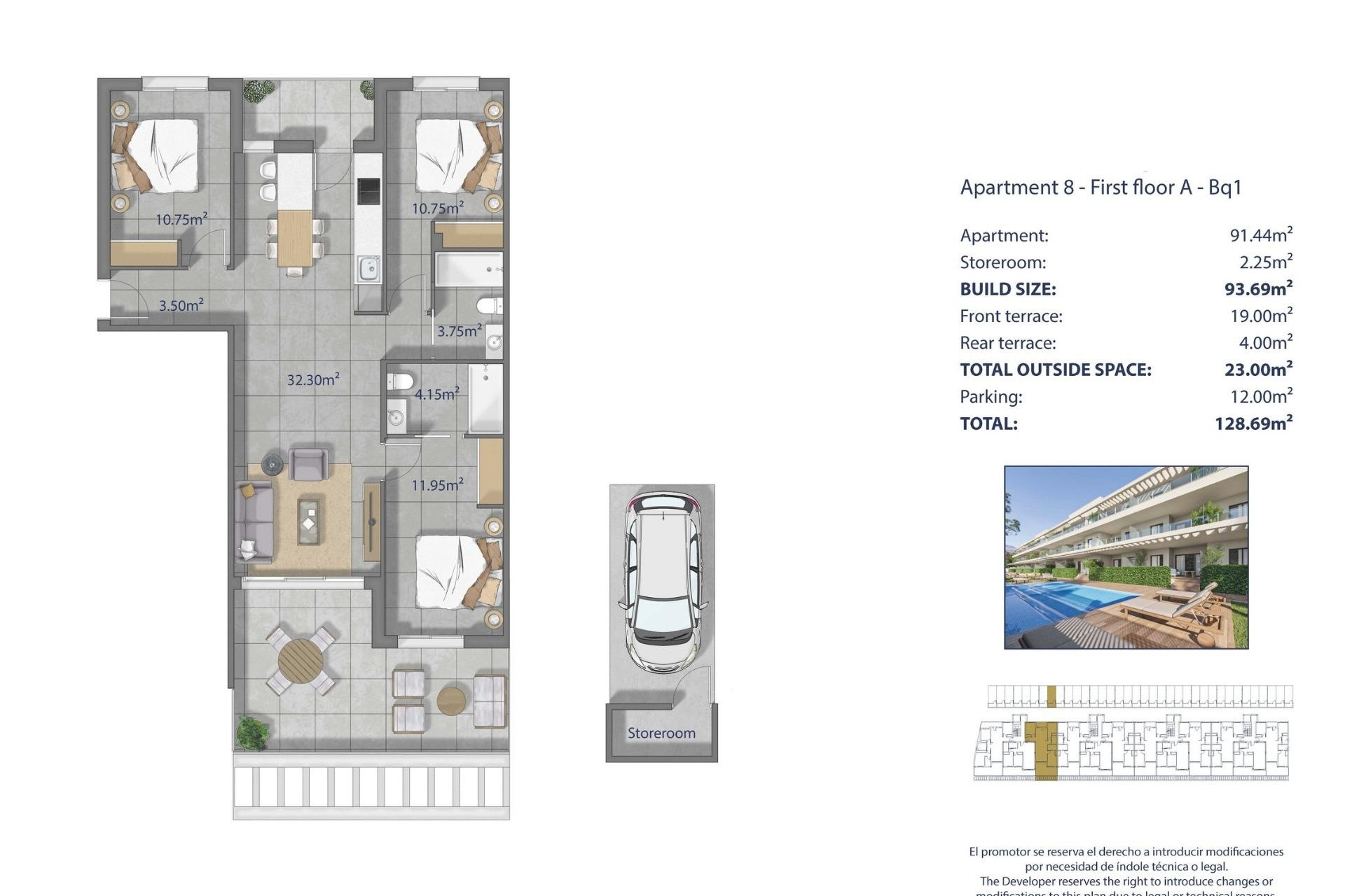 New Build - Apartment - Los Alcázares - Los Narejos