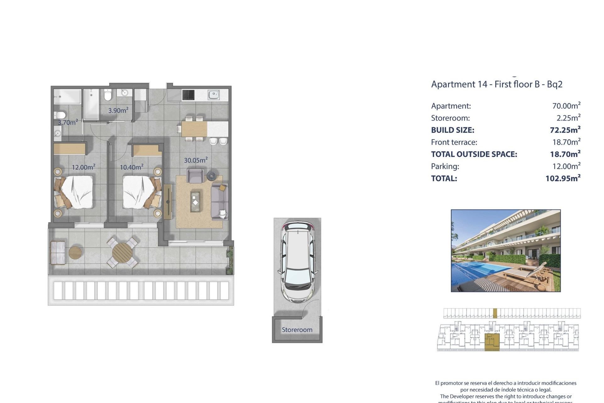 New Build - Apartment - Los Alcázares - Los Narejos