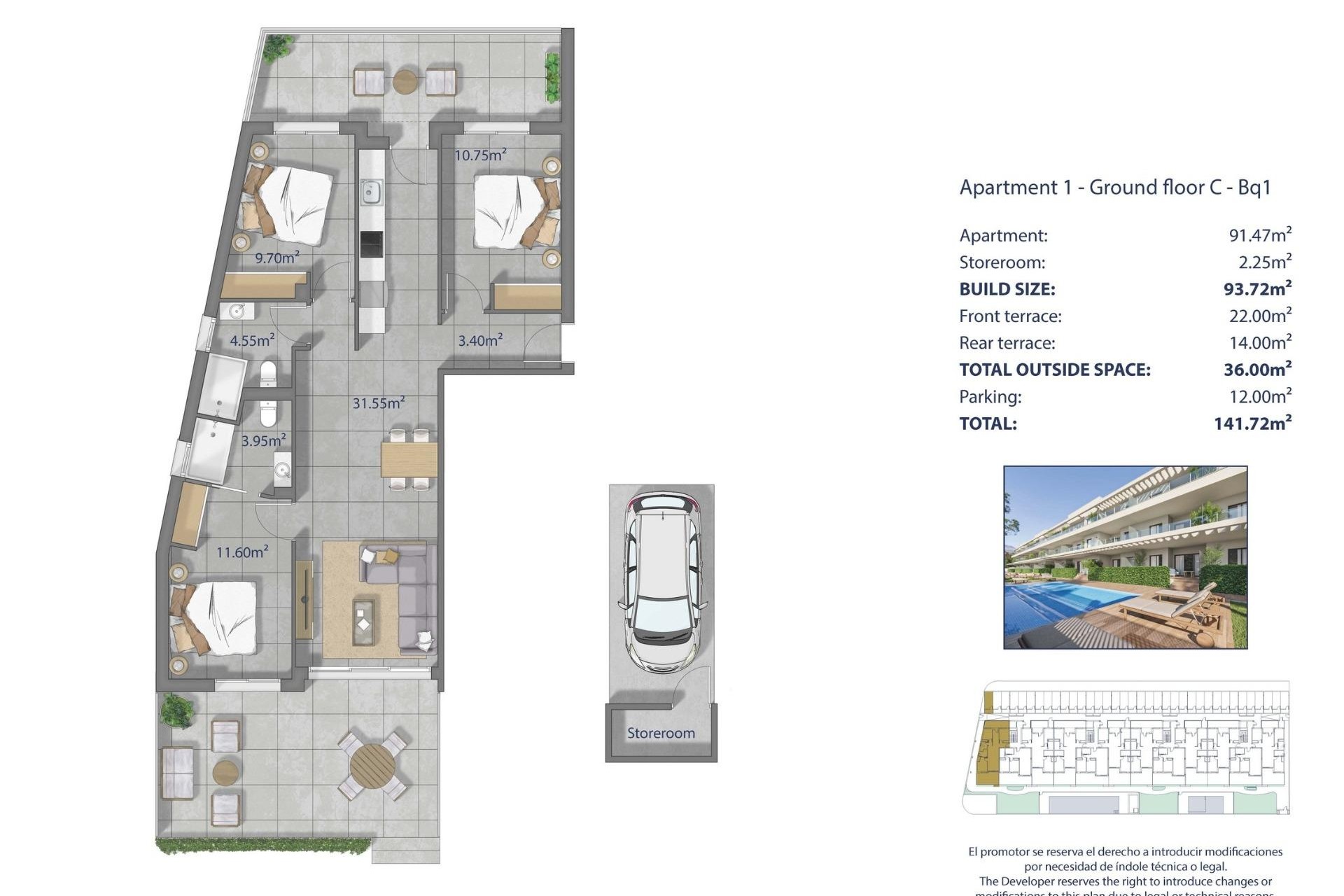 New Build - Apartment - Los Alcázares - Los Narejos