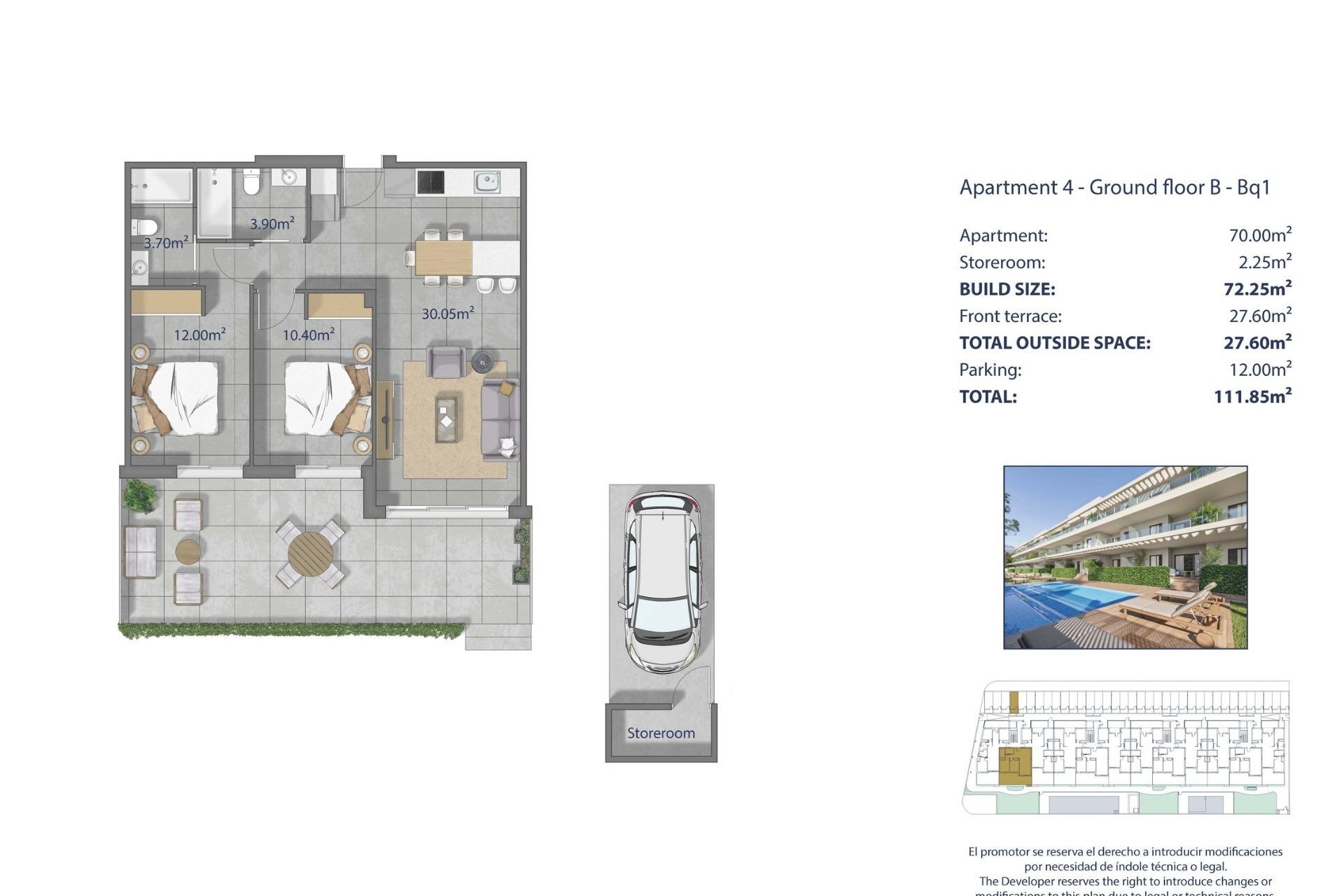 New Build - Apartment - Los Alcázares - Los Narejos