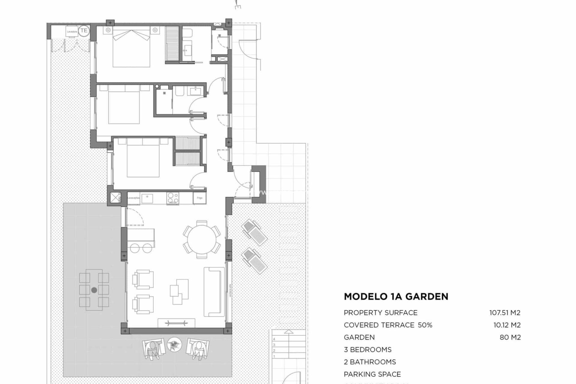 New Build - Apartment - Los Alcázares - Parque Diana