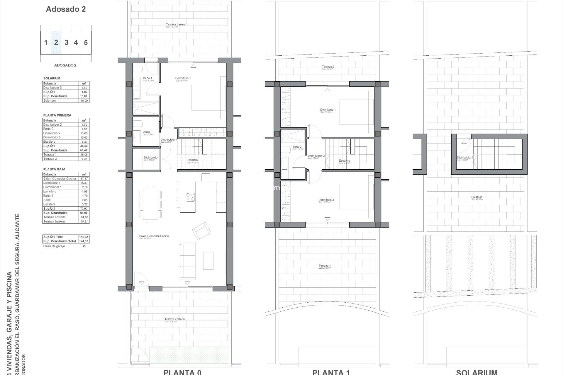 New Build - Detached house / Townhouse - Guardamar - El Raso