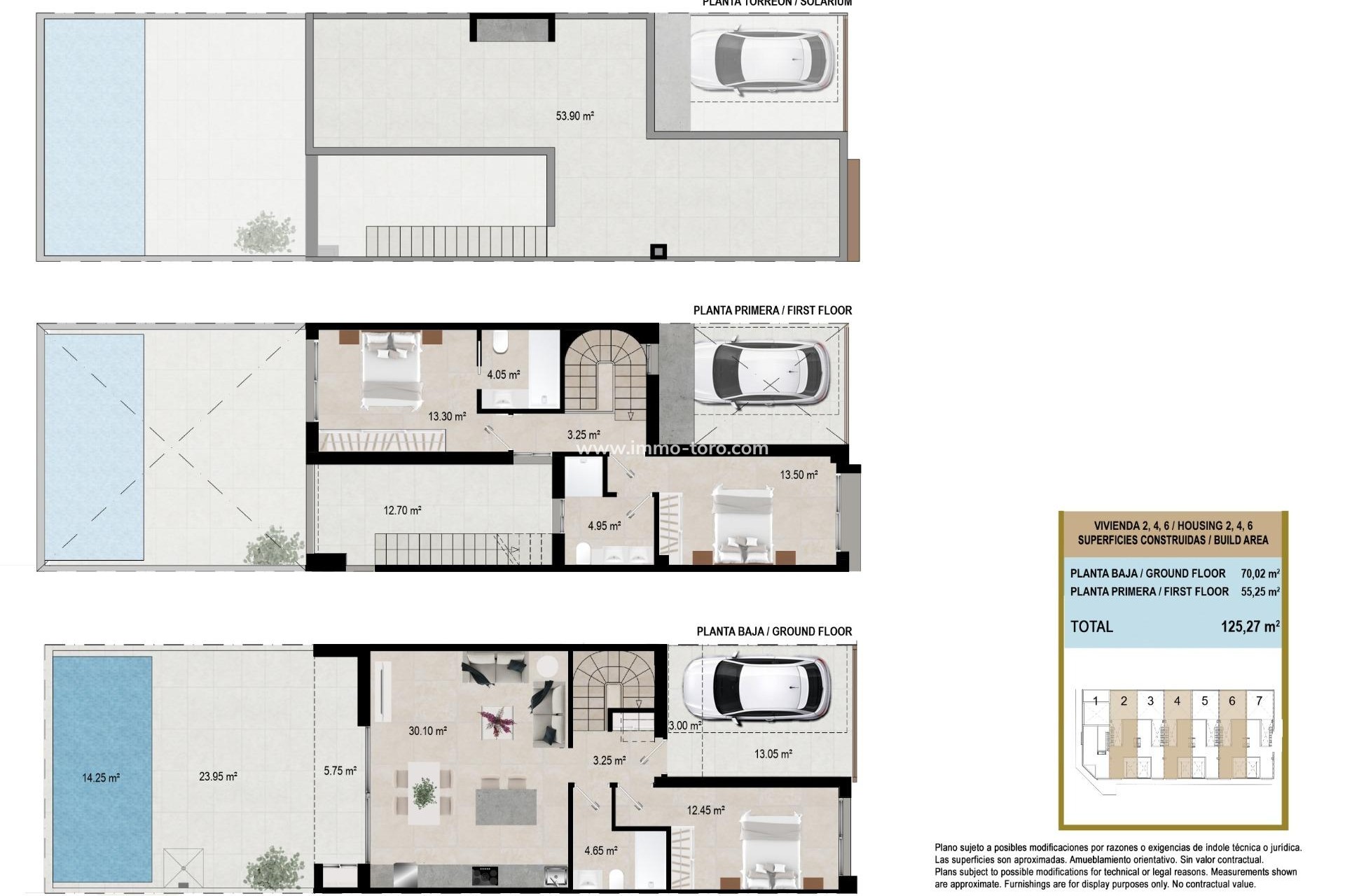 New Build - Detached house / Townhouse - San Javier - pueblo