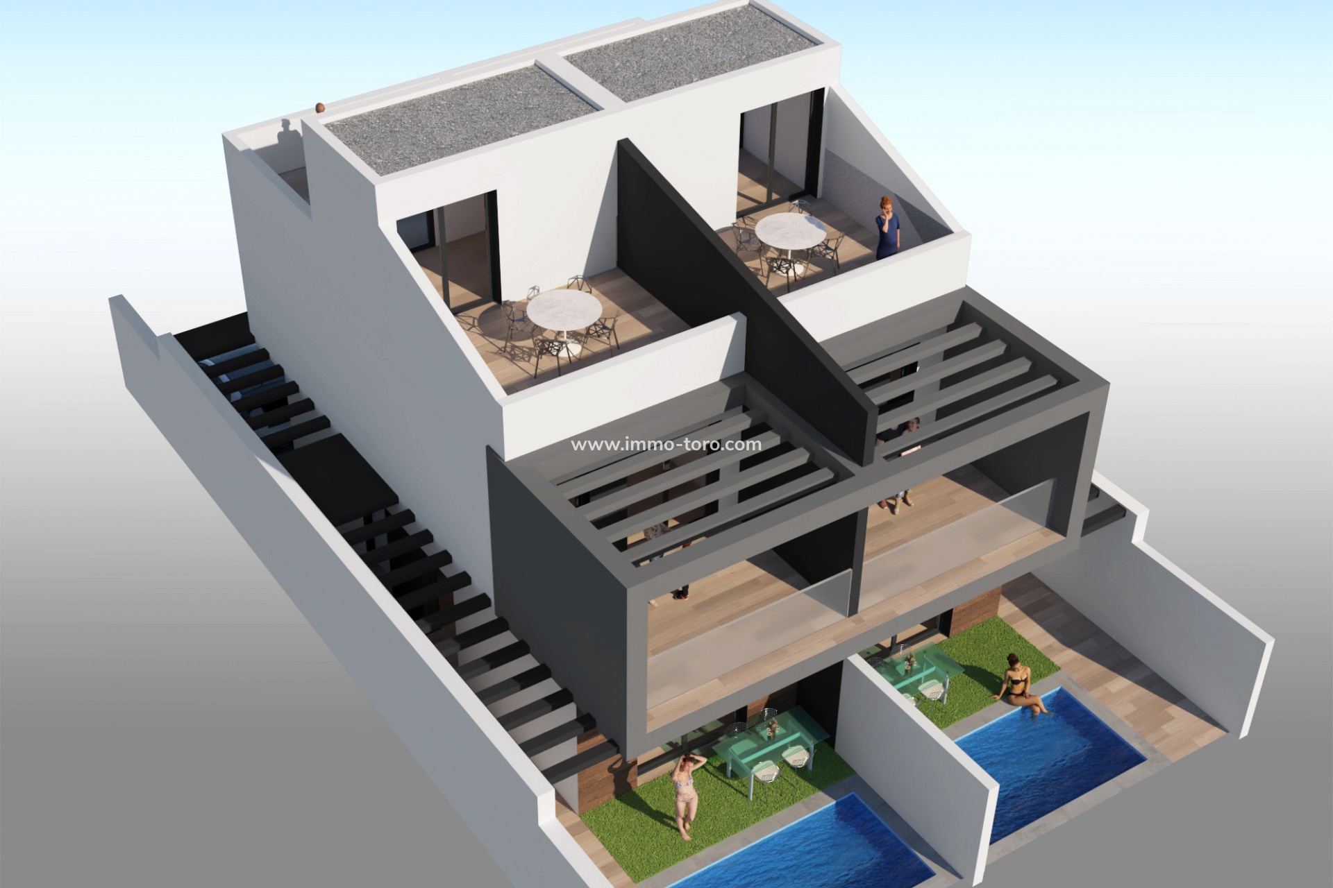 New Build - Detached house / Townhouse - San Javier