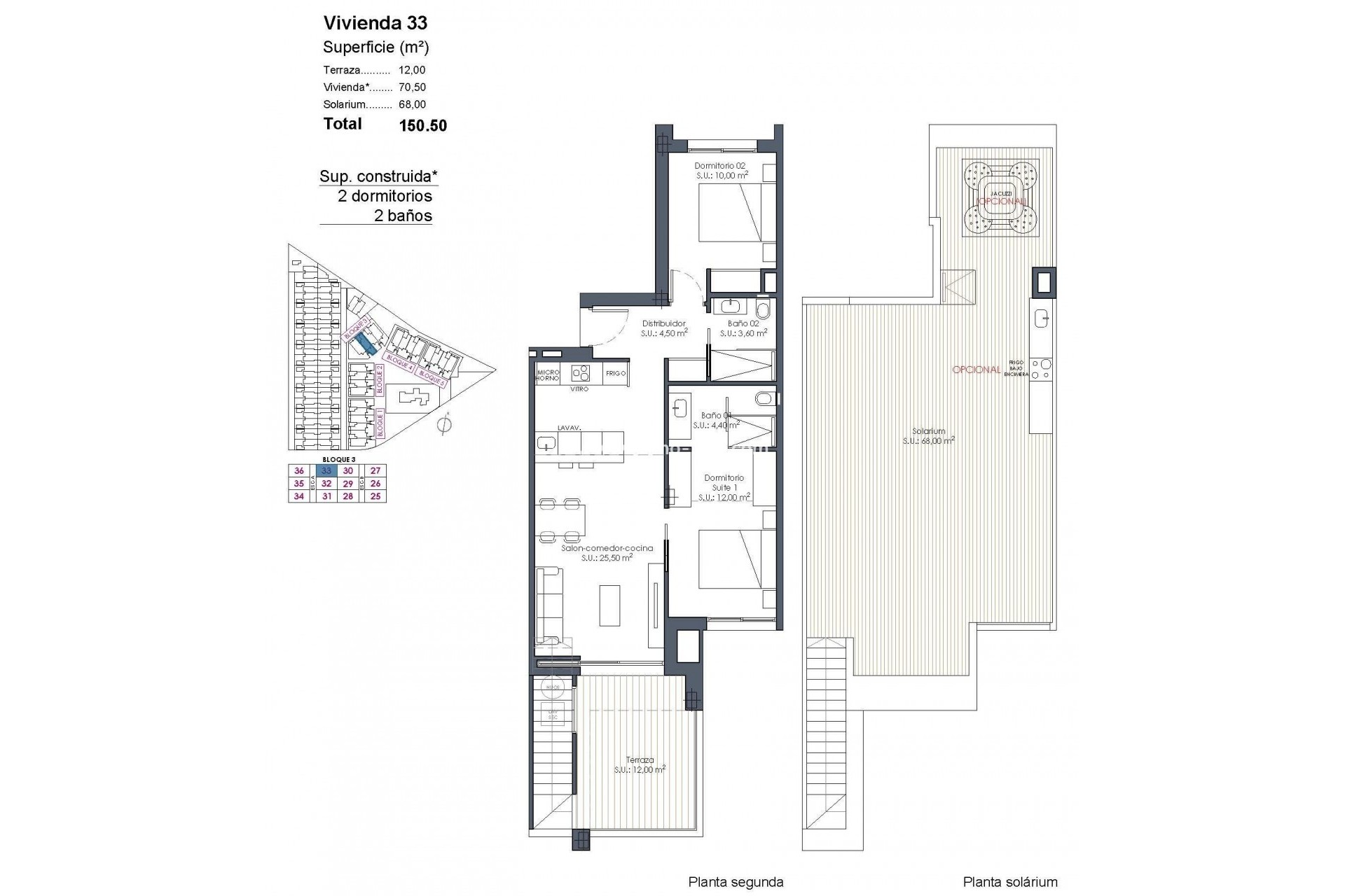 New Build - Penthouse - Los Alcázares - Serena Golf