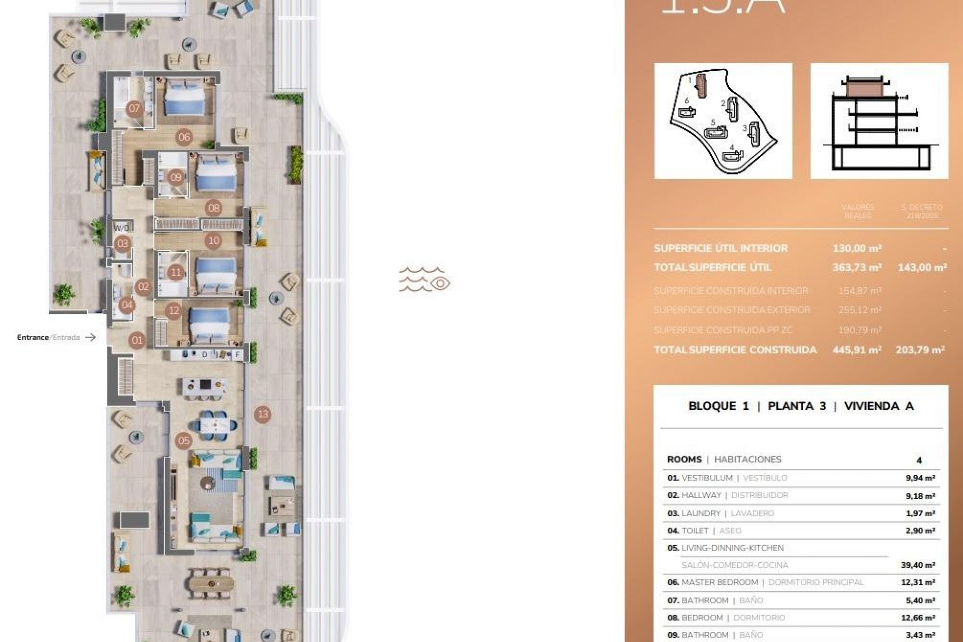 New Build - Penthouse - Mijas - Cerrado del Aguila Golf and Resort