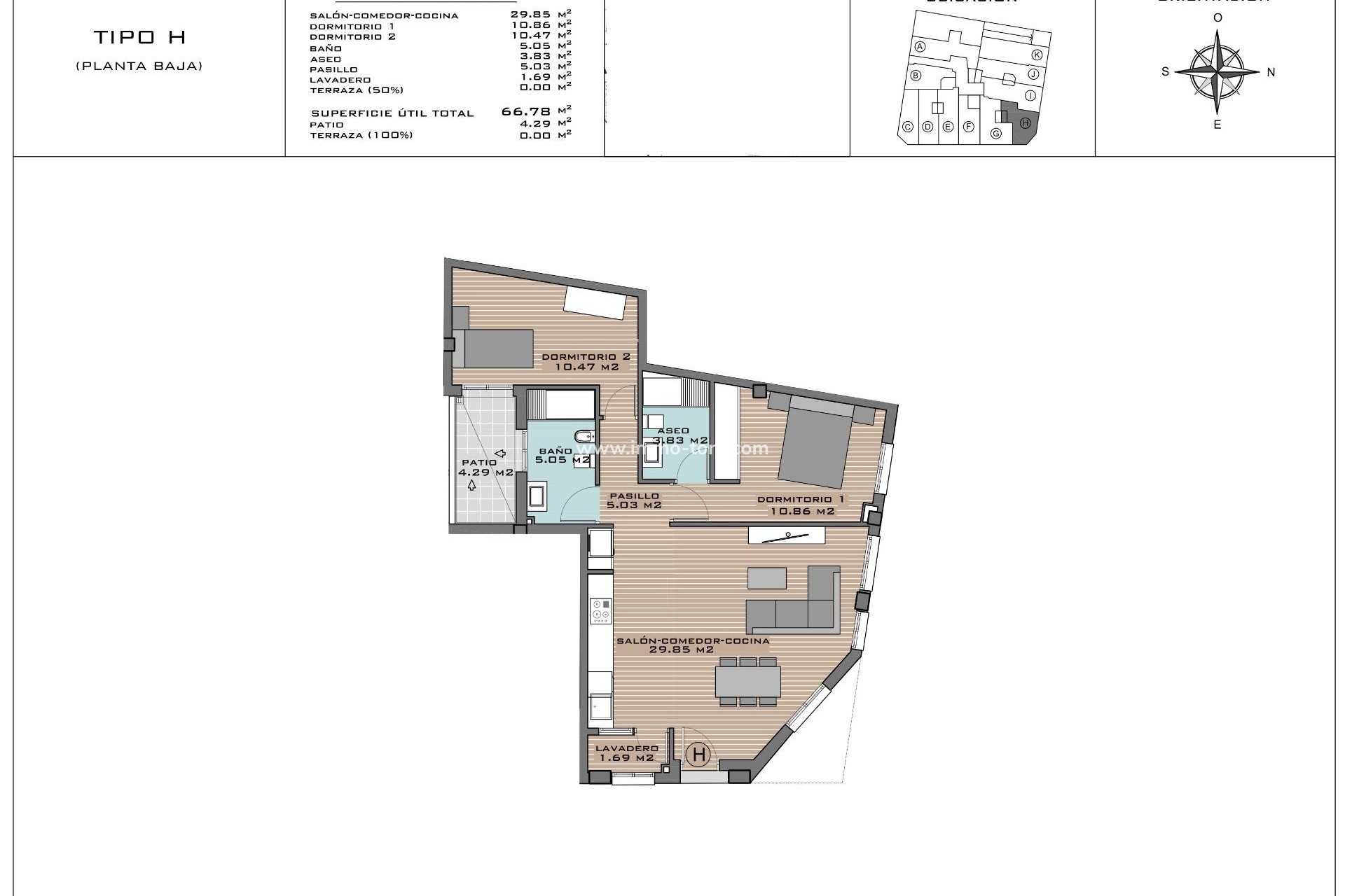 Nieuwbouw - Appartement  - Algorfa - Pueblo