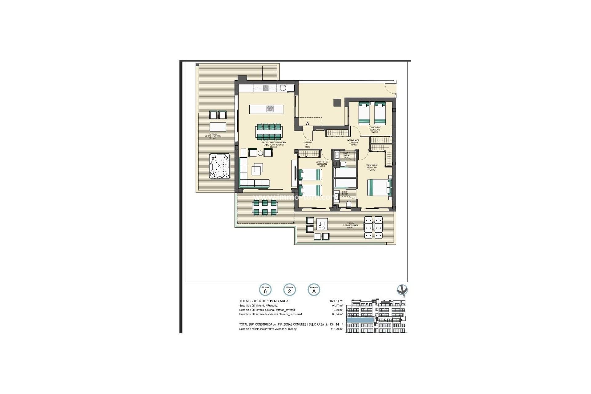 Nieuwbouw - Appartement  - Casares - Buenas Noches