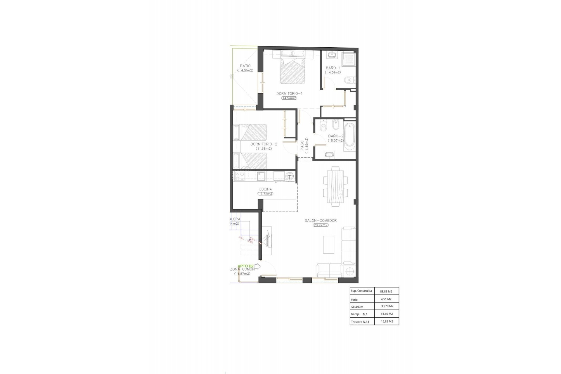 Nieuwbouw - Appartement  - Cuevas Del Almanzora - Herrerias
