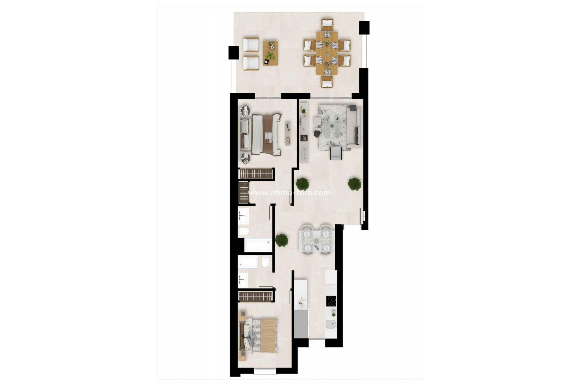 Nieuwbouw - Appartement  - Málaga - Buenas Noches