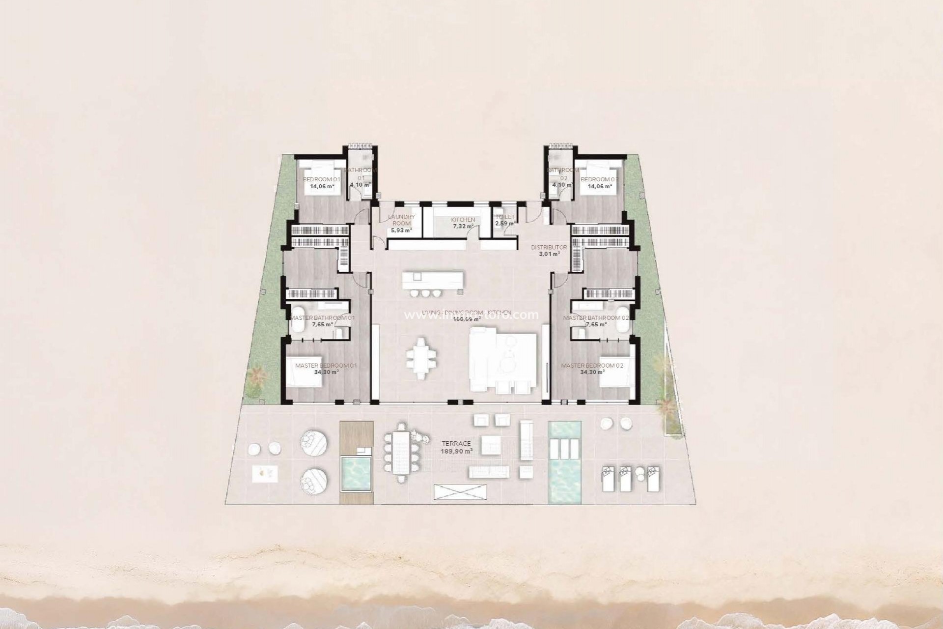 Nieuwbouw - Appartement  - Málaga - Playa del Cristo