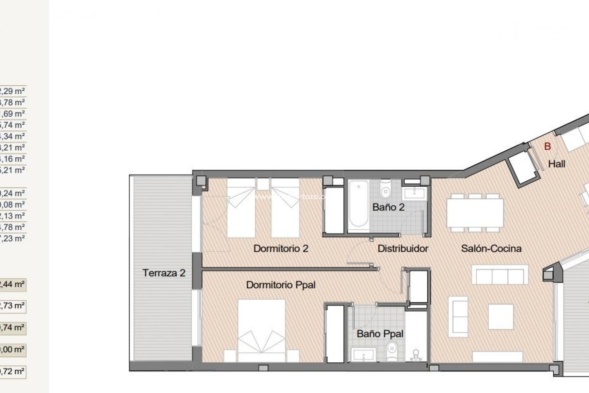 Nieuwbouw - Appartement  - Málaga - Polideportivo
