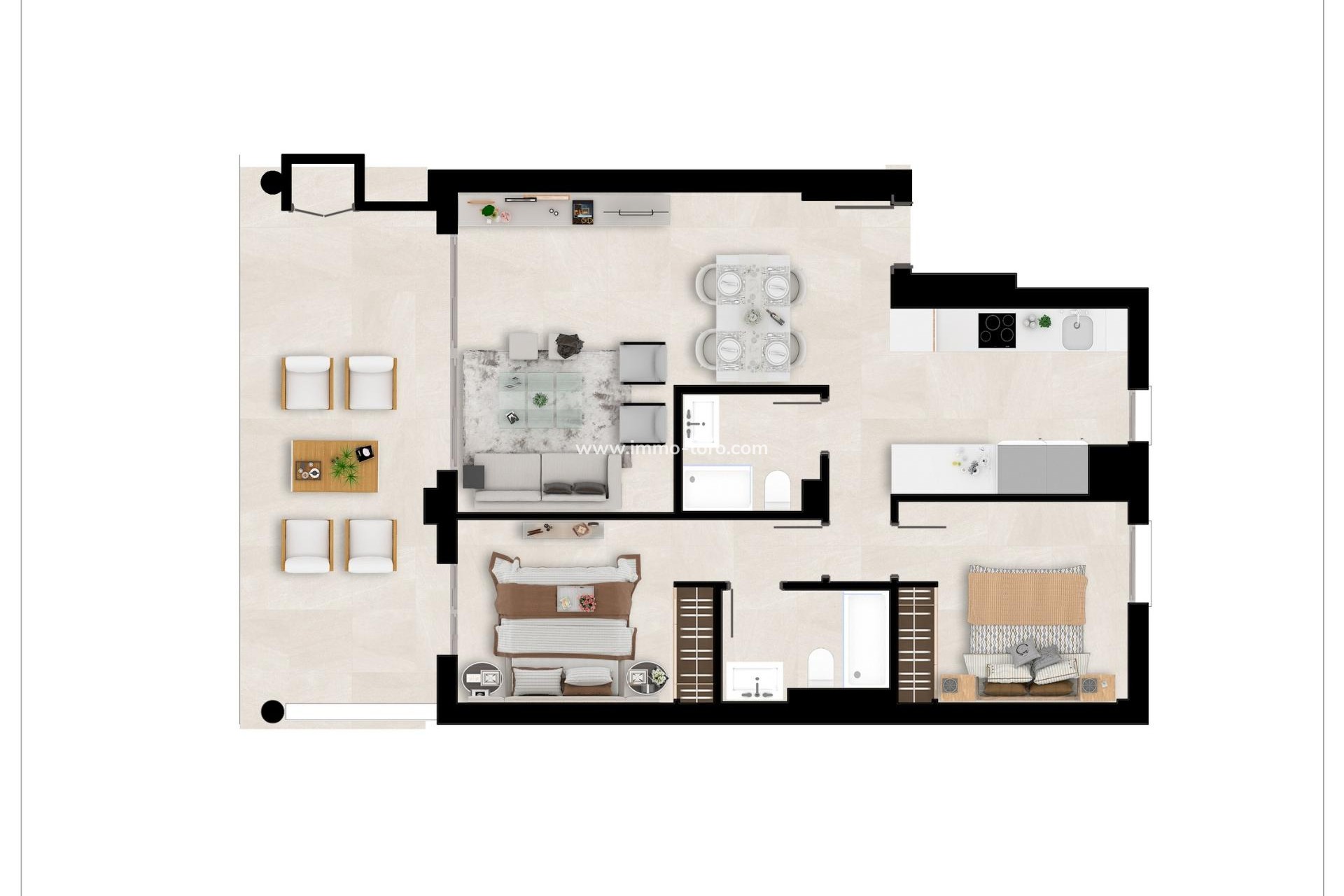 Nieuwbouw - Appartement  - Mijas - Calanova