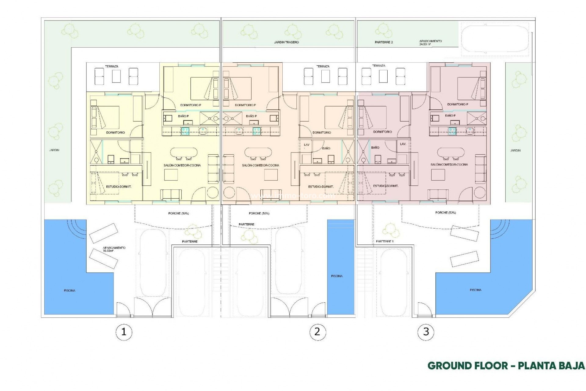 Nieuwbouw - Appartement  - Pilar de la Horadada - parques de Andromeda