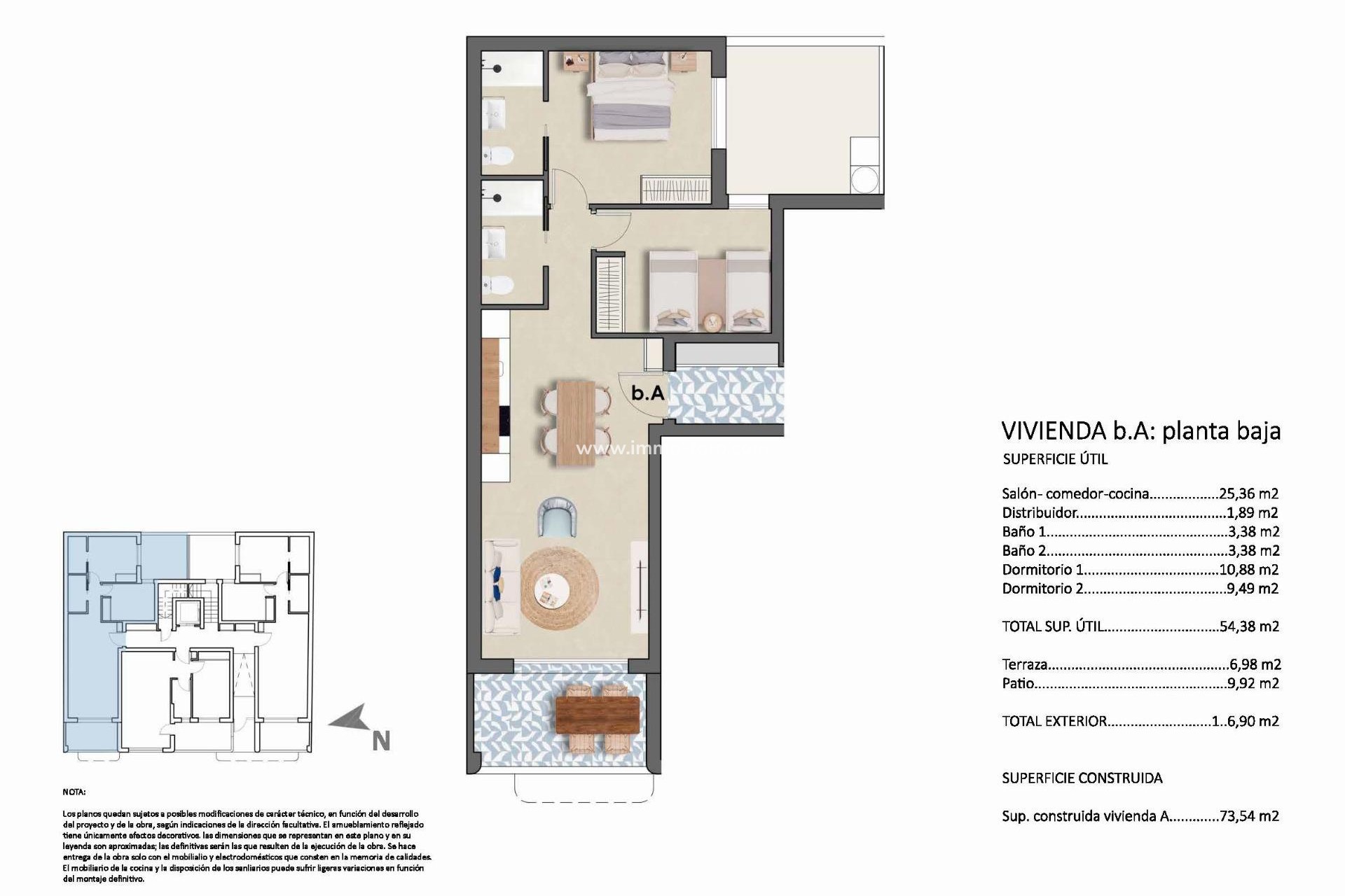 Nieuwbouw - Appartement  - Pilar de la Horadada - Torre De La Horadada