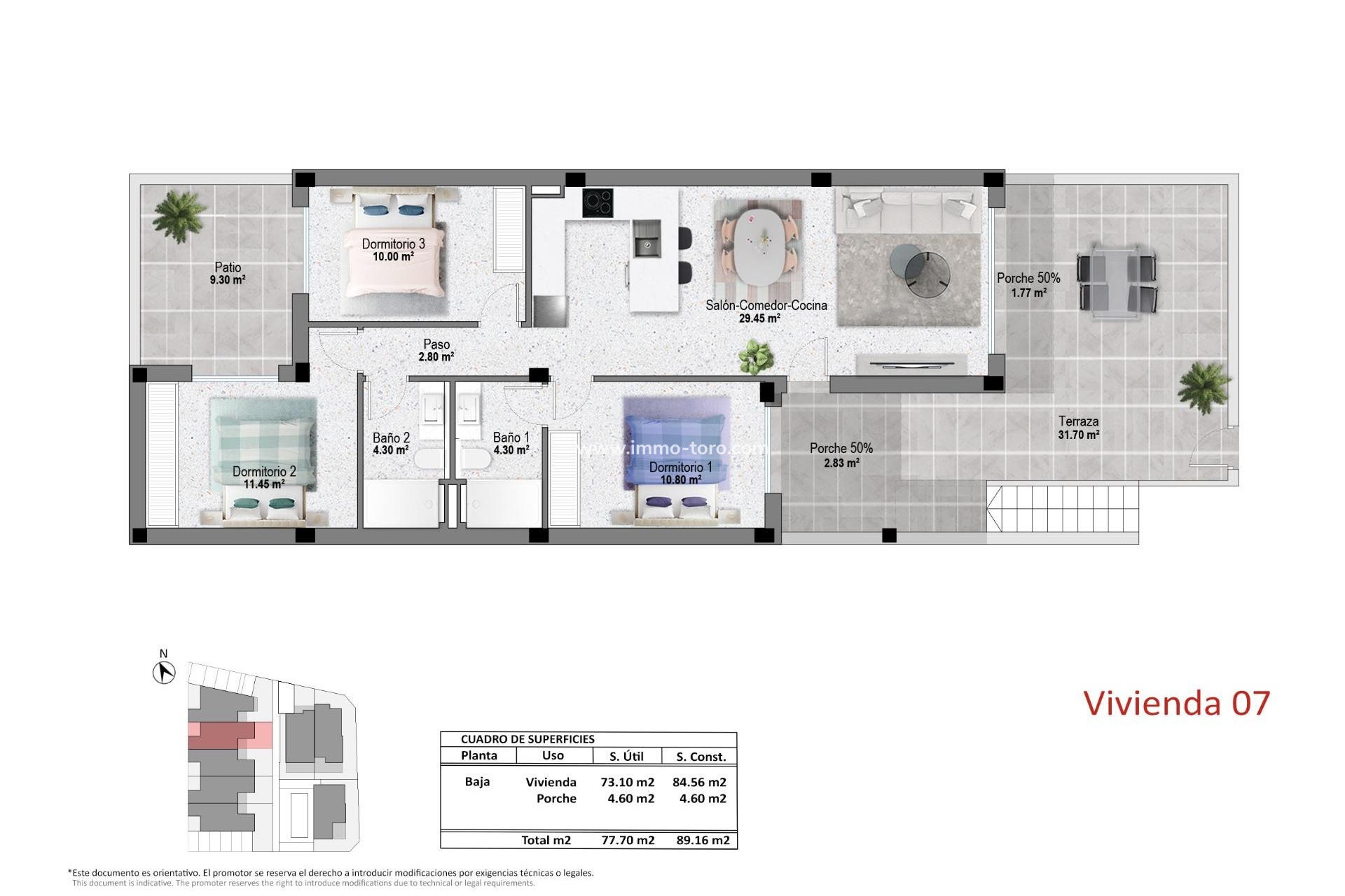 Nieuwbouw - Appartement  - Pilar de la Horadada