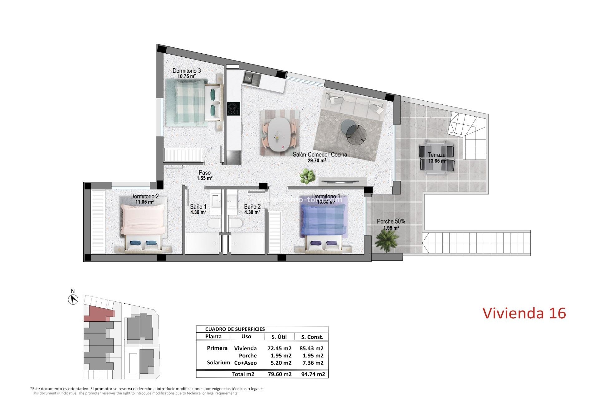 Nieuwbouw - Appartement  - Pilar de la Horadada