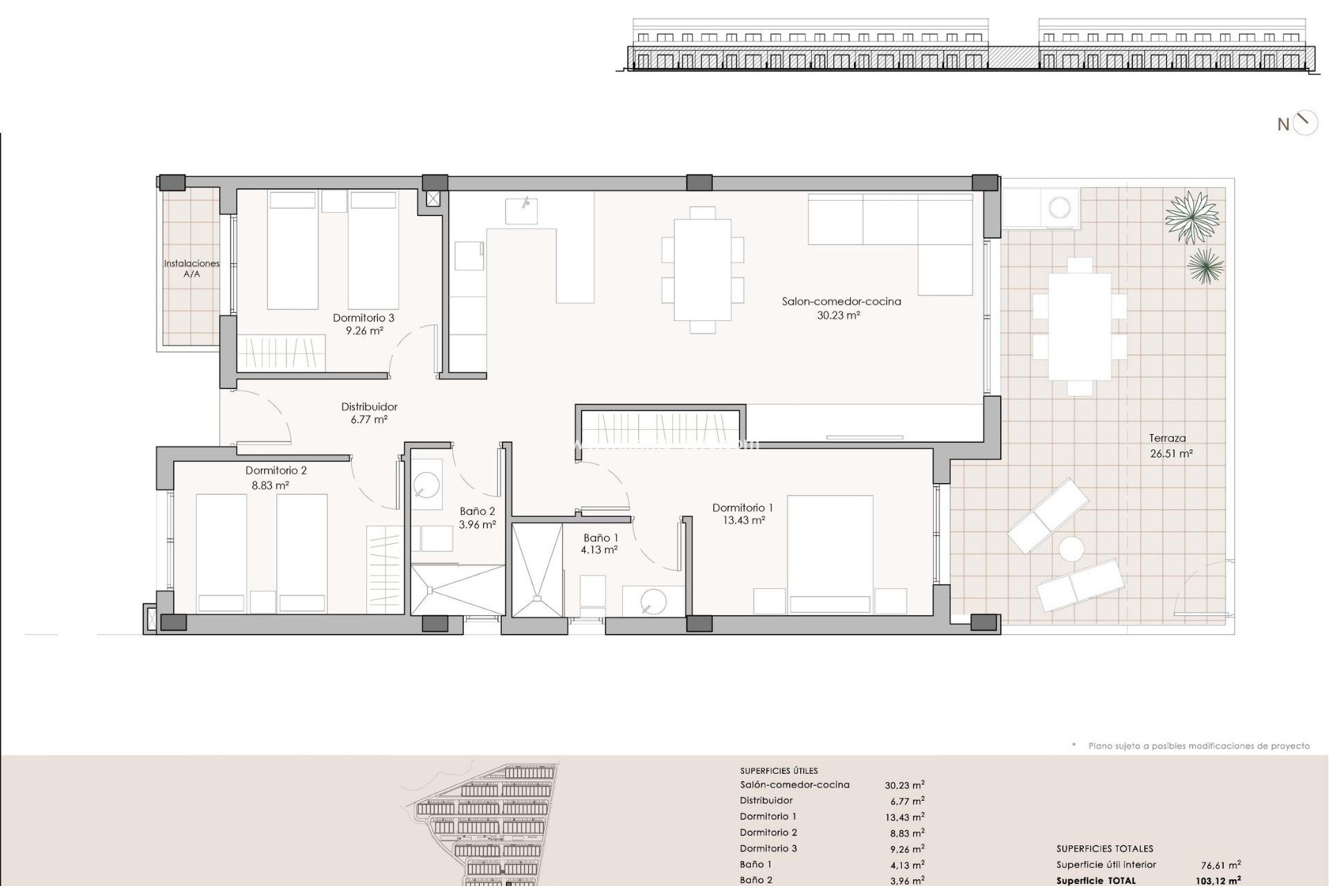 Nieuwbouw - Appartement  - Pulpi - Aguilón Golf