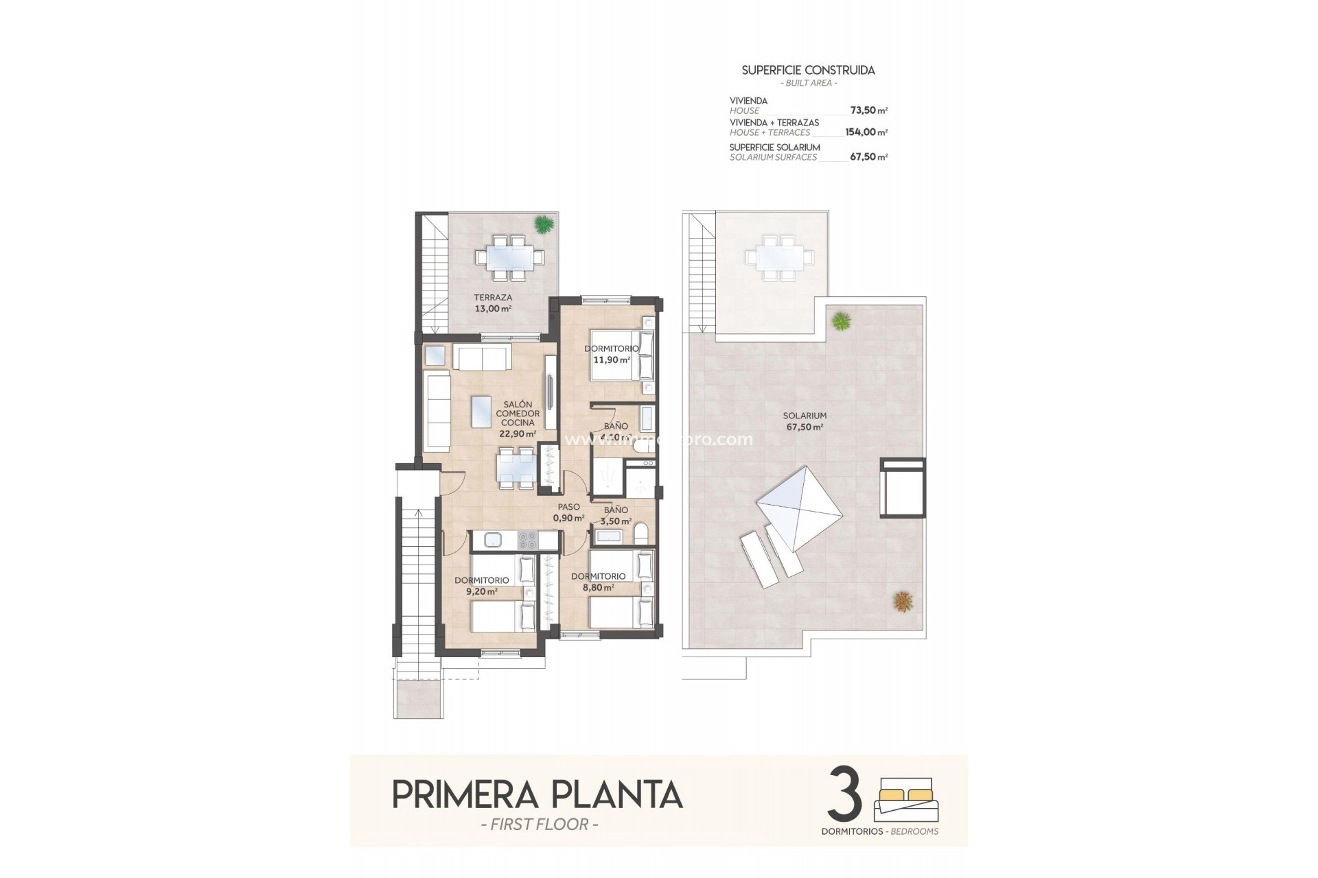 Nieuwbouw - Appartement  - San Miguel de Salinas - La Cañada