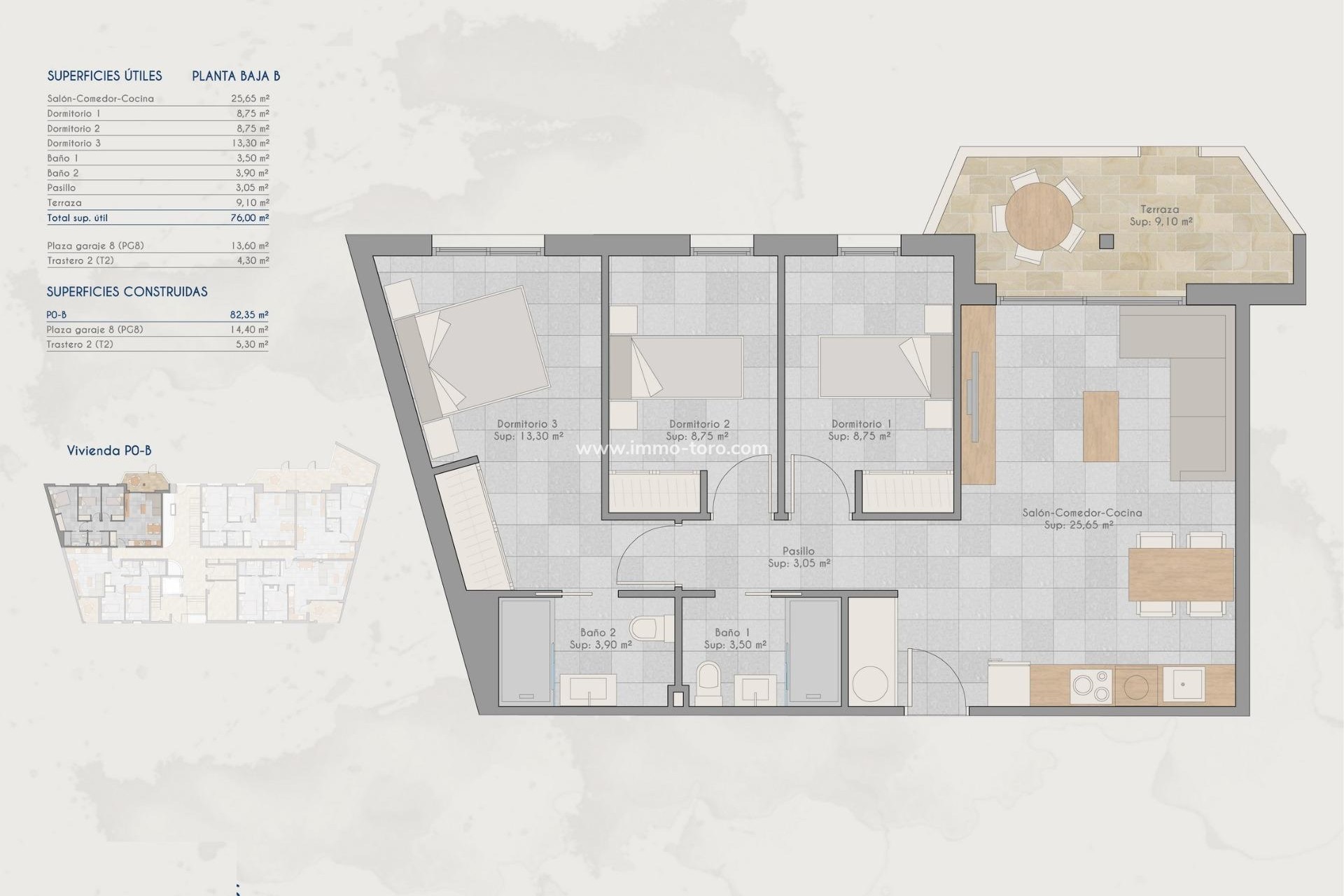 Nieuwbouw - Appartement  - San Pedro del Pinatar - Lo Pagan
