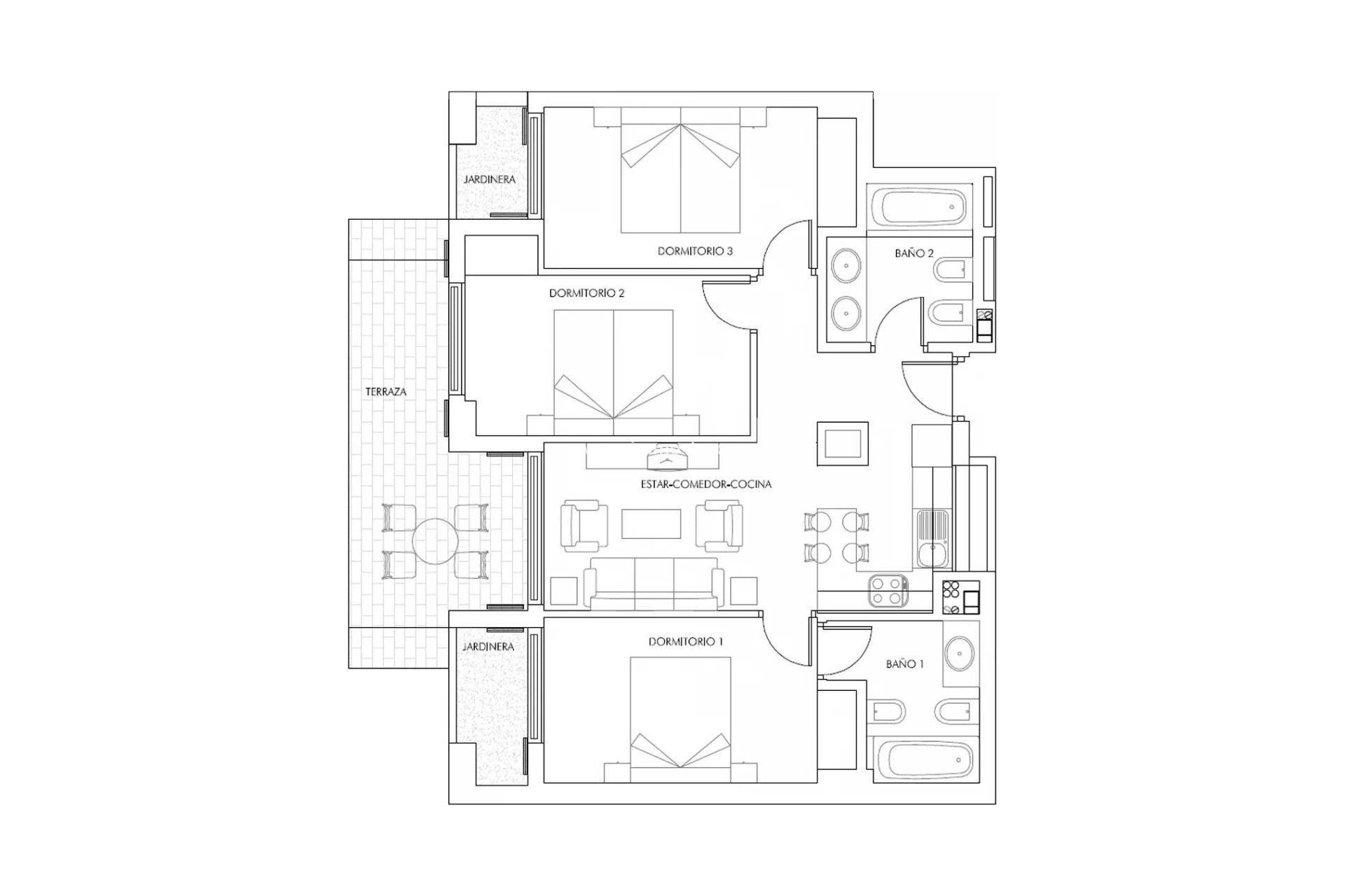 Nieuwbouw - Appartement  - Vera - Puerto del Rey