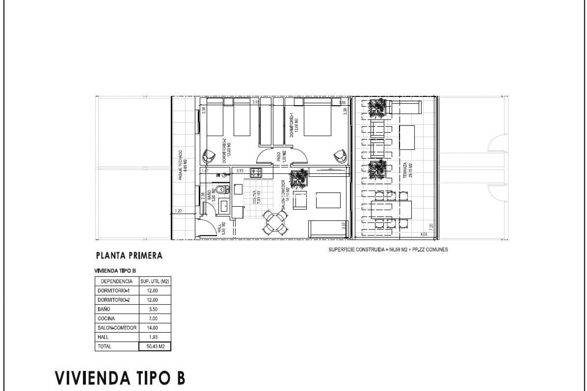 Nieuwbouw - Appartement  - Vera - Vera Playa