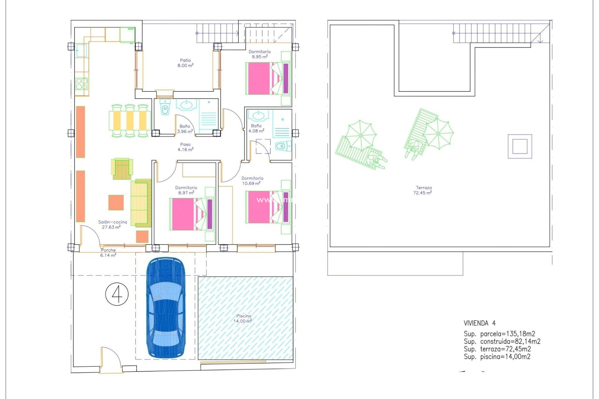 Nieuwbouw - Geschakelde woning - Avileses