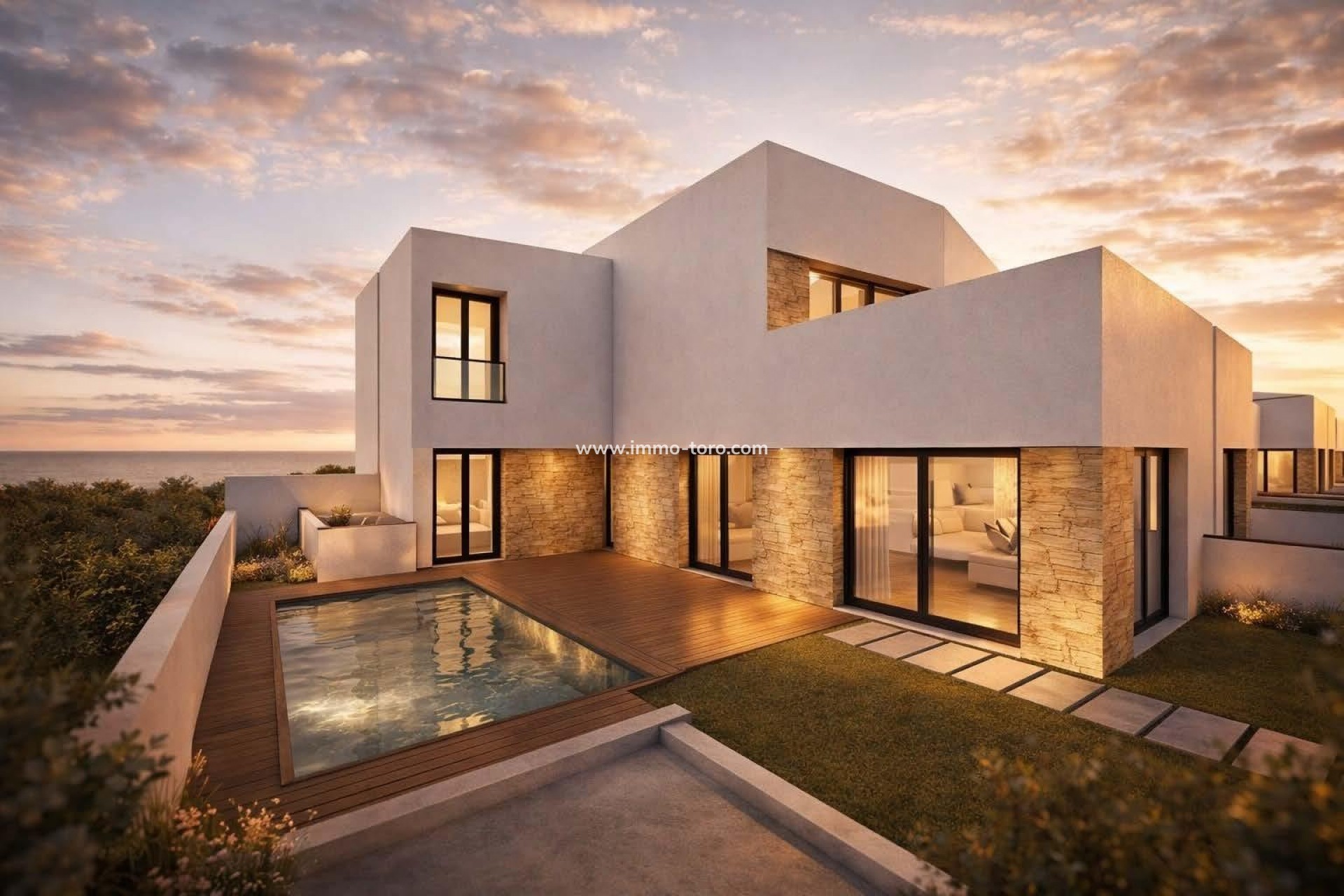 Nieuwbouw - Geschakelde woning - Bigastro - Loma Alta