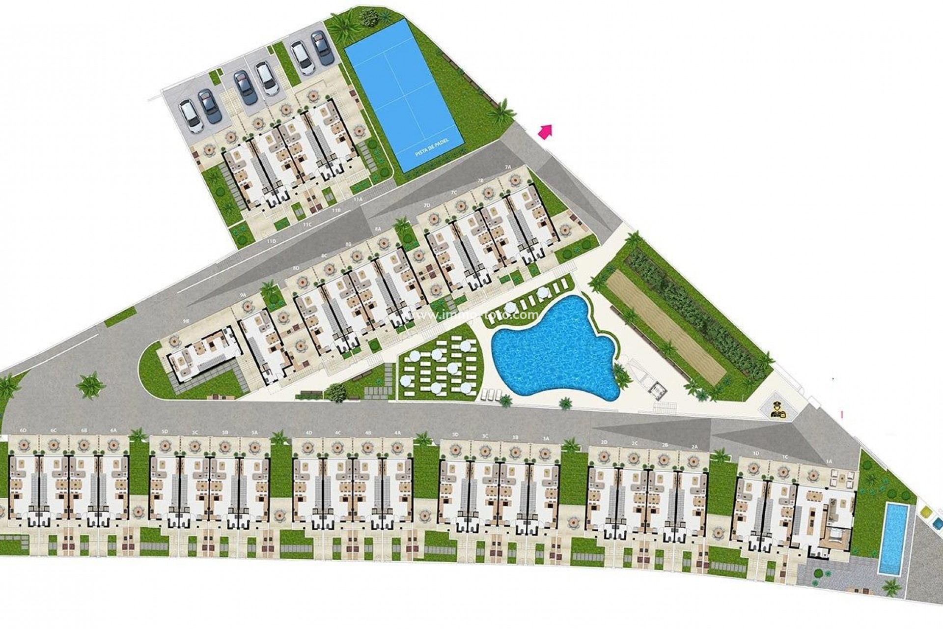Nieuwbouw - Geschakelde woning - El Rafol D'almunia - Urbanizacion La Almunia