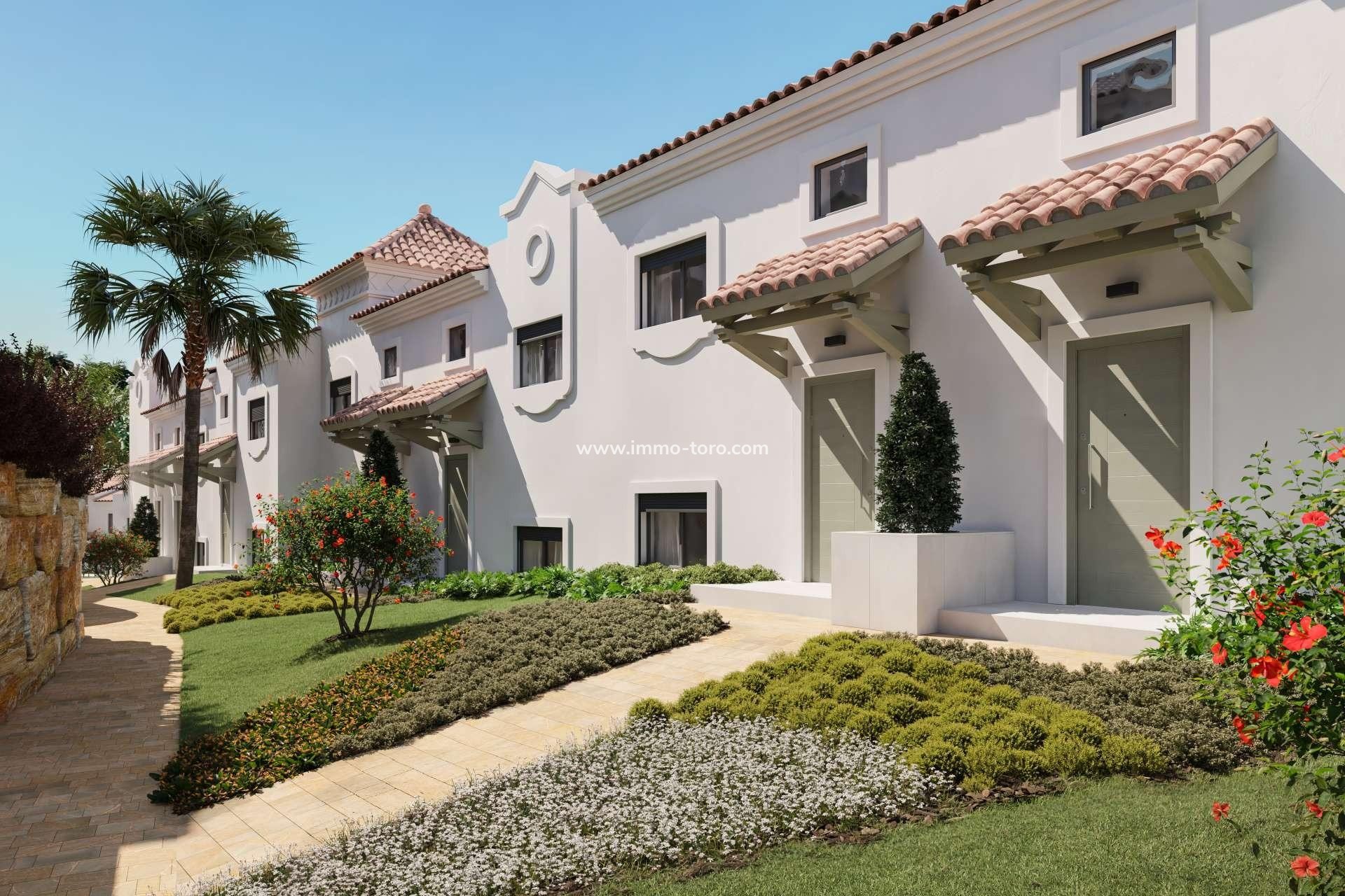 Nieuwbouw - Geschakelde woning - Estepona - Azata Golf