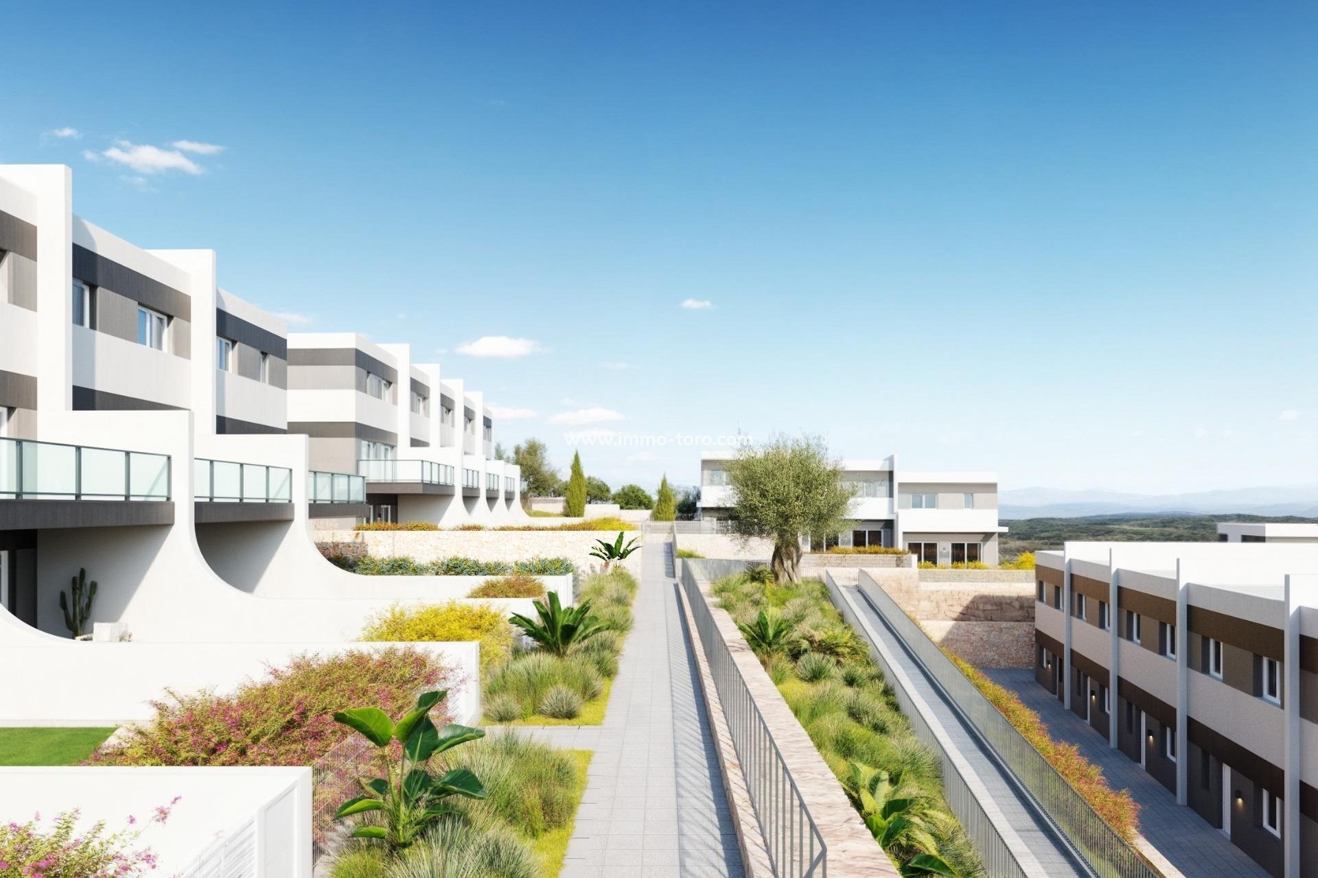 Nieuwbouw - Geschakelde woning - Finestrat - Balcón de finestrat