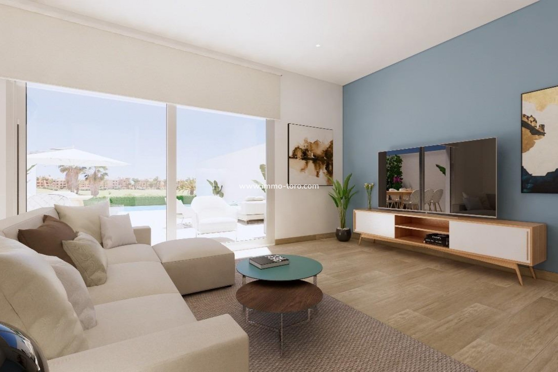 Nieuwbouw - Geschakelde woning - Los Alcázares - Serena Golf