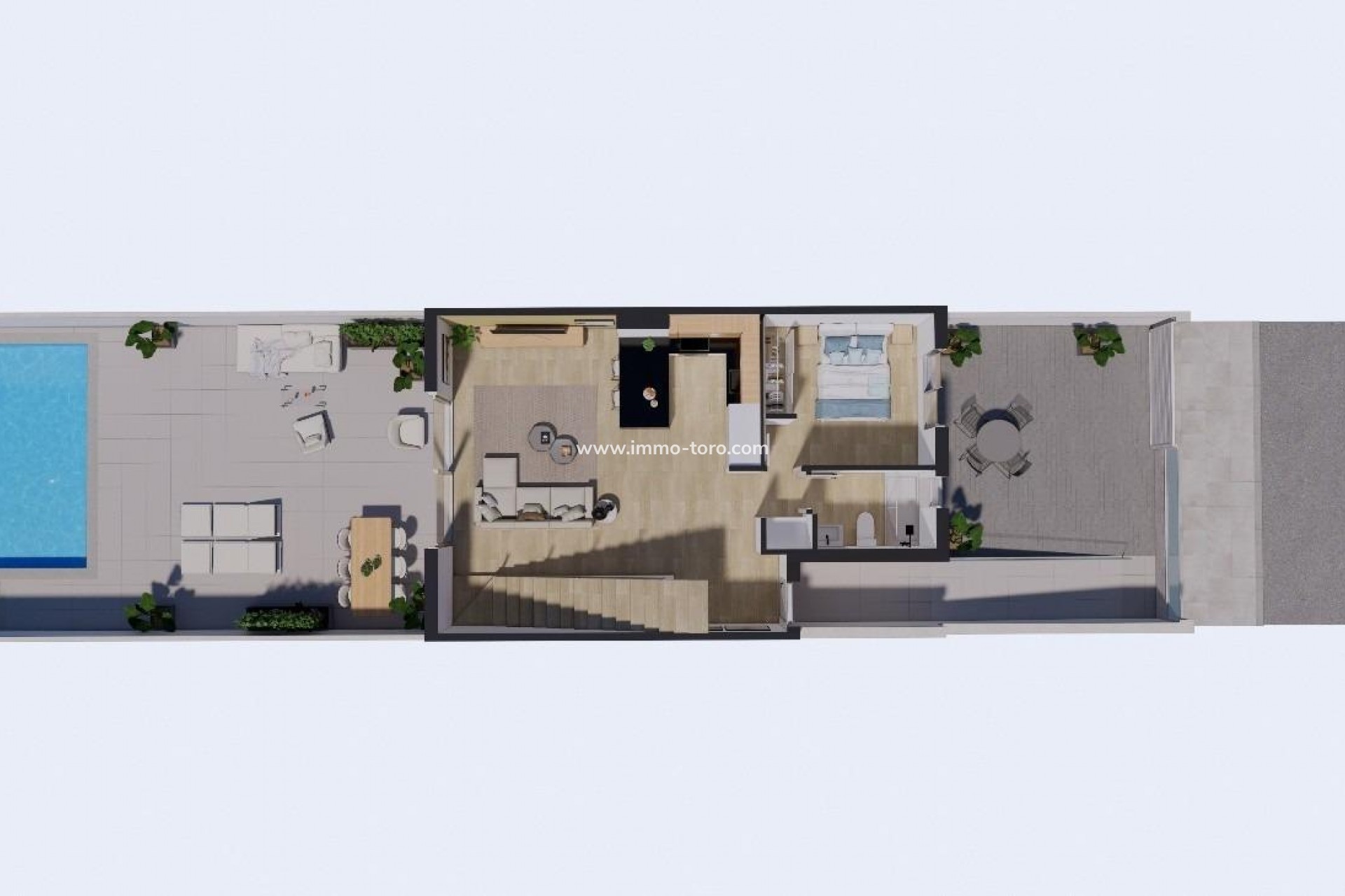 Nieuwbouw - Geschakelde woning - Los Alcázares - Serena Golf