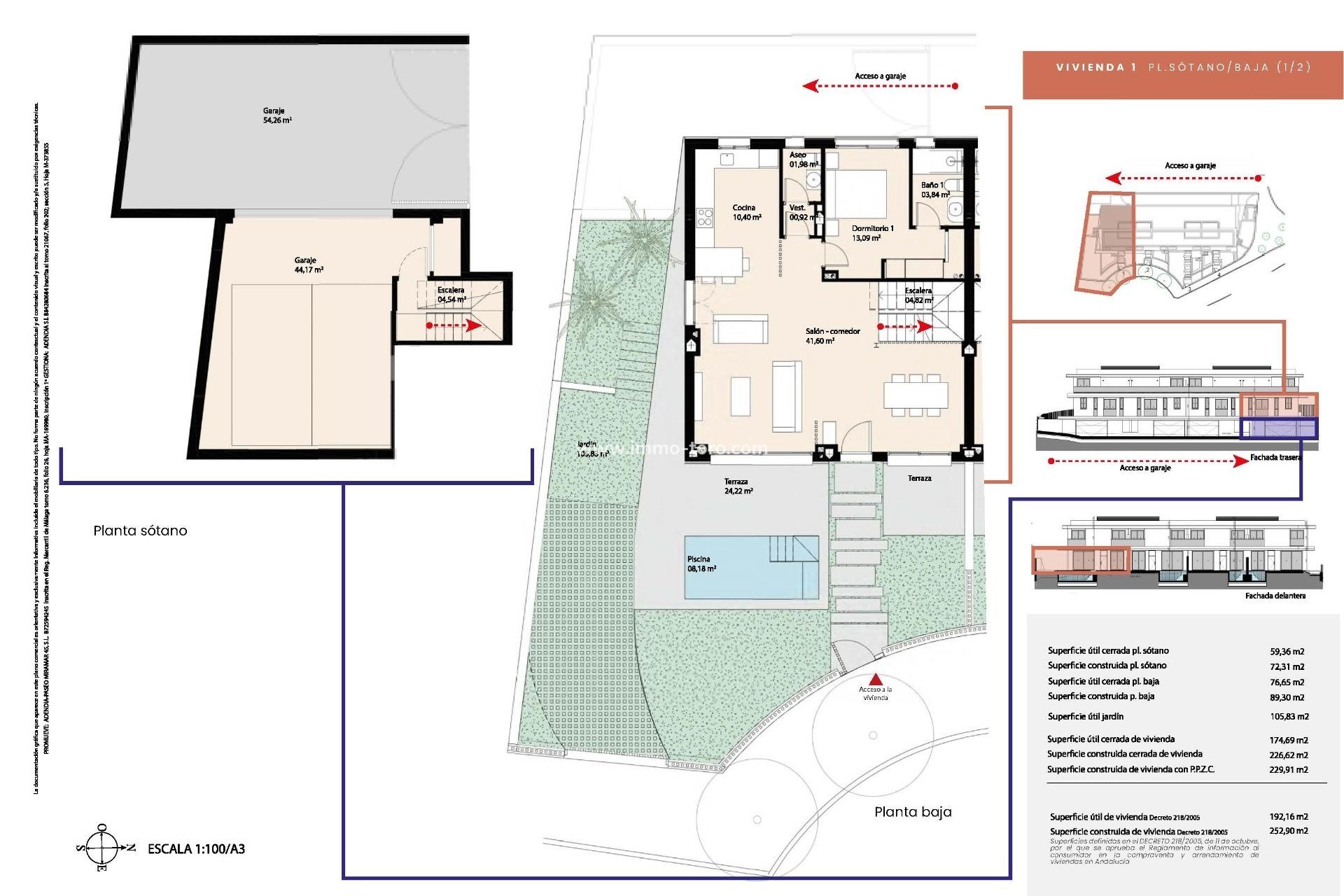 Nieuwbouw - Geschakelde woning - Malaga - El Limonar