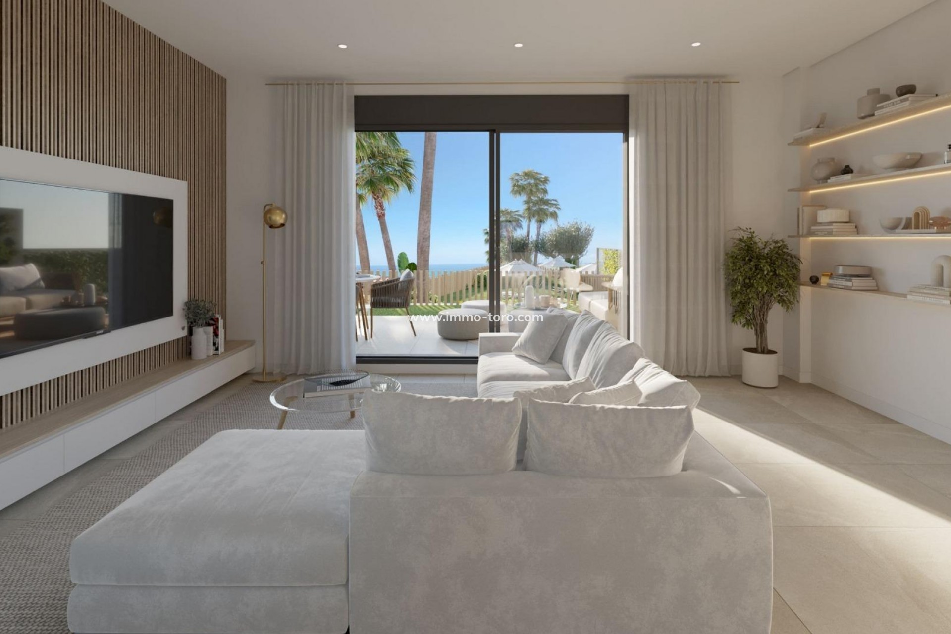 Nieuwbouw - Geschakelde woning - Manilva - Urb. Bahia de las Rocas