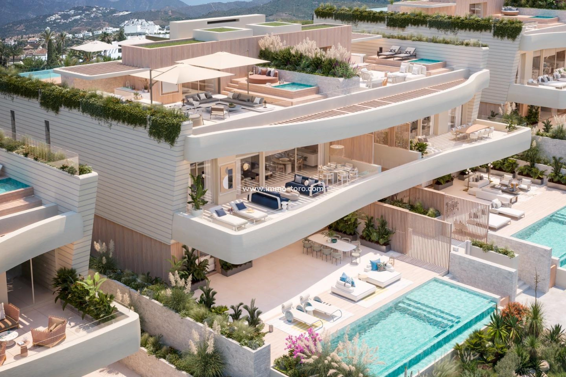 Nieuwbouw - Geschakelde woning - Marbella - Las Chapas