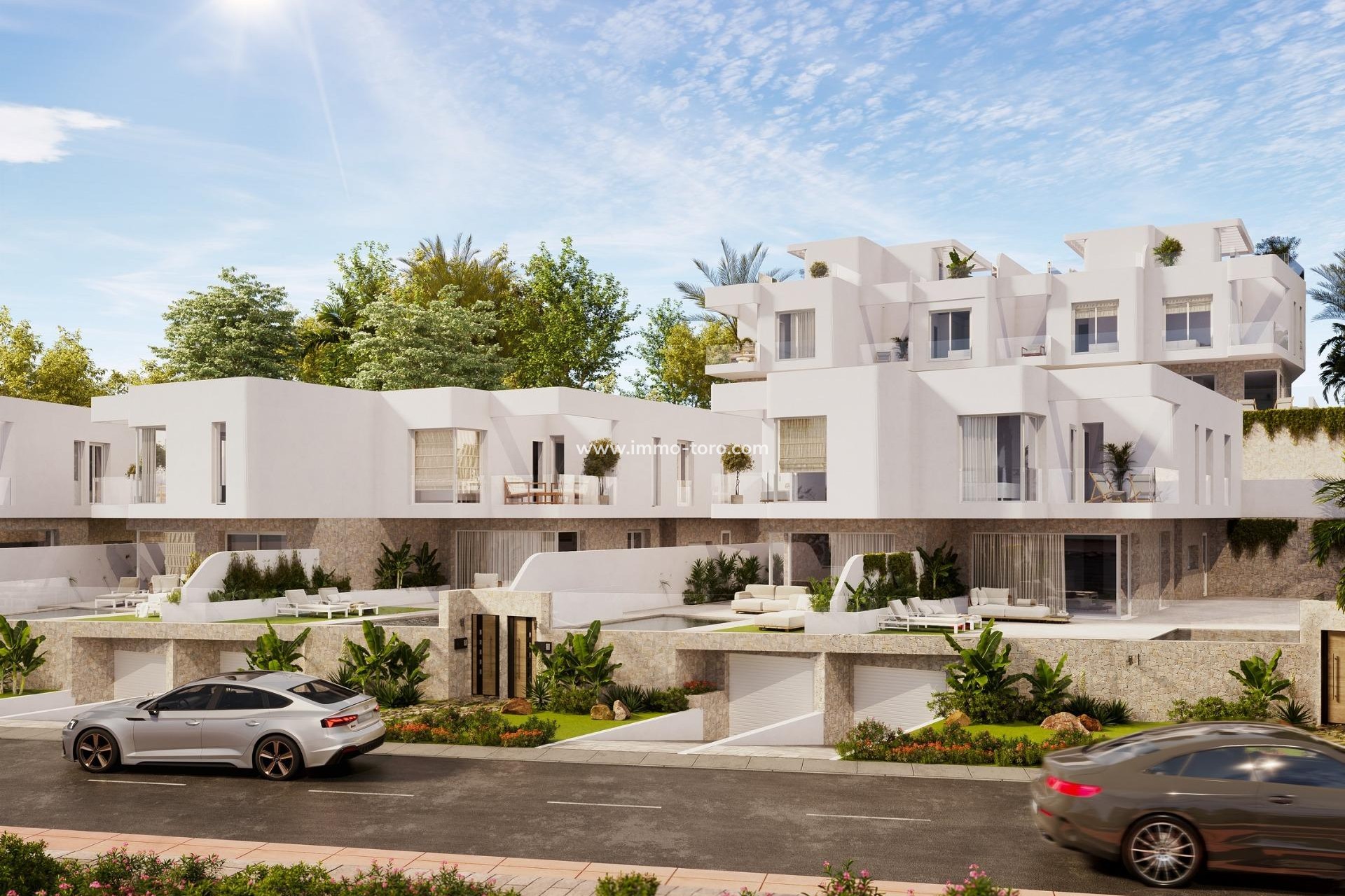 Nieuwbouw - Geschakelde woning - Mojacar - Playa de la Mena