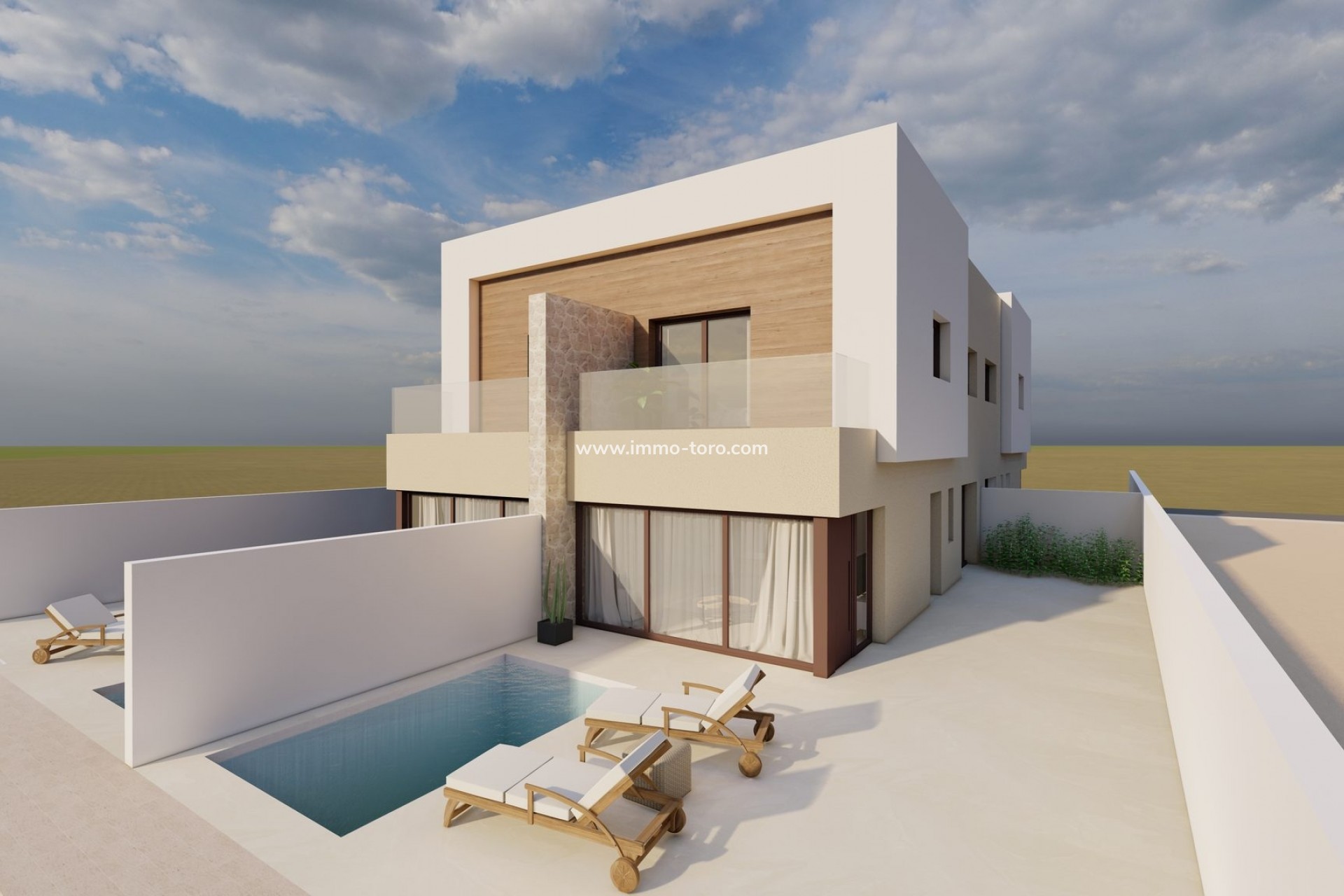 Nieuwbouw - Geschakelde woning - San Javier
