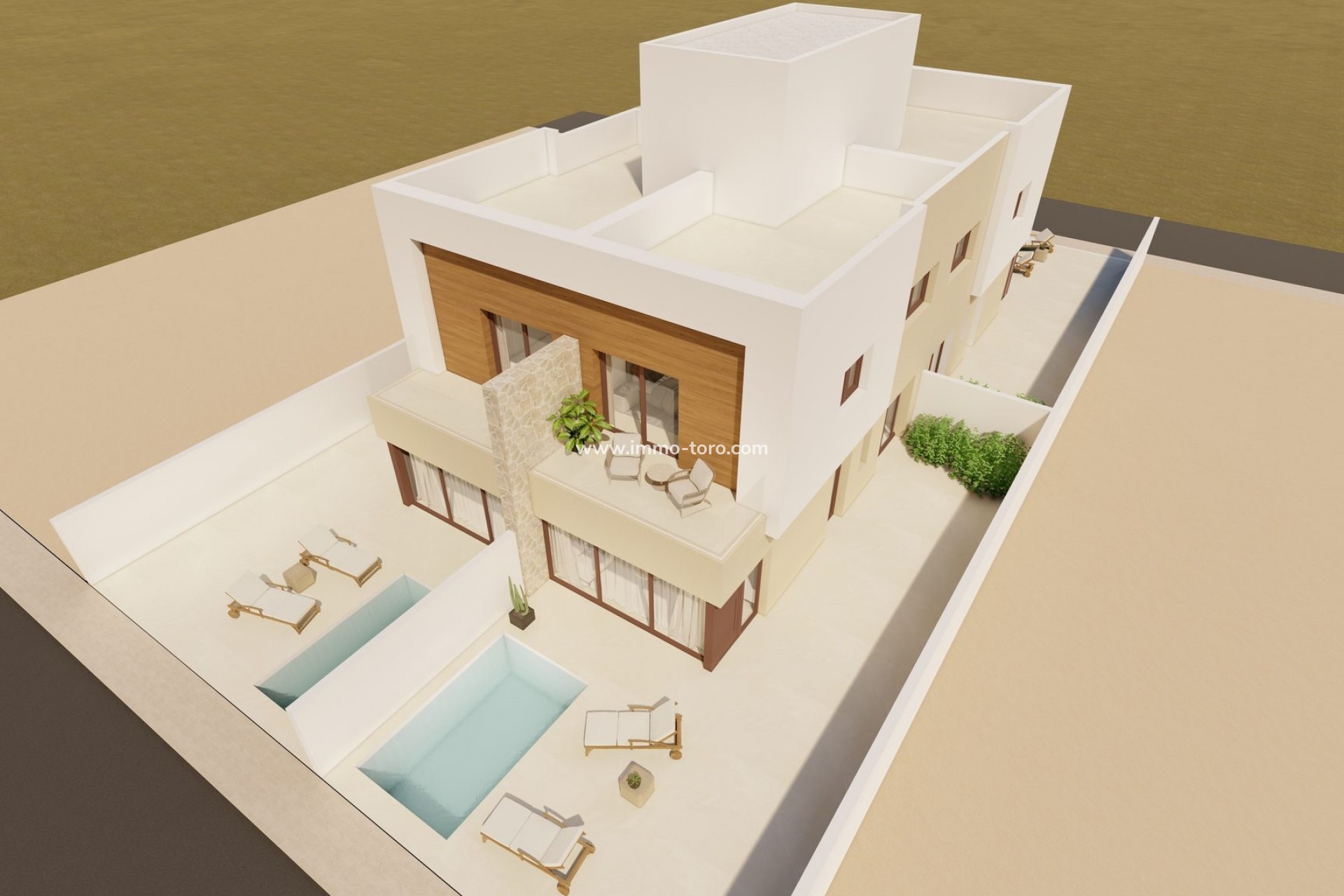 Nieuwbouw - Geschakelde woning - San Javier