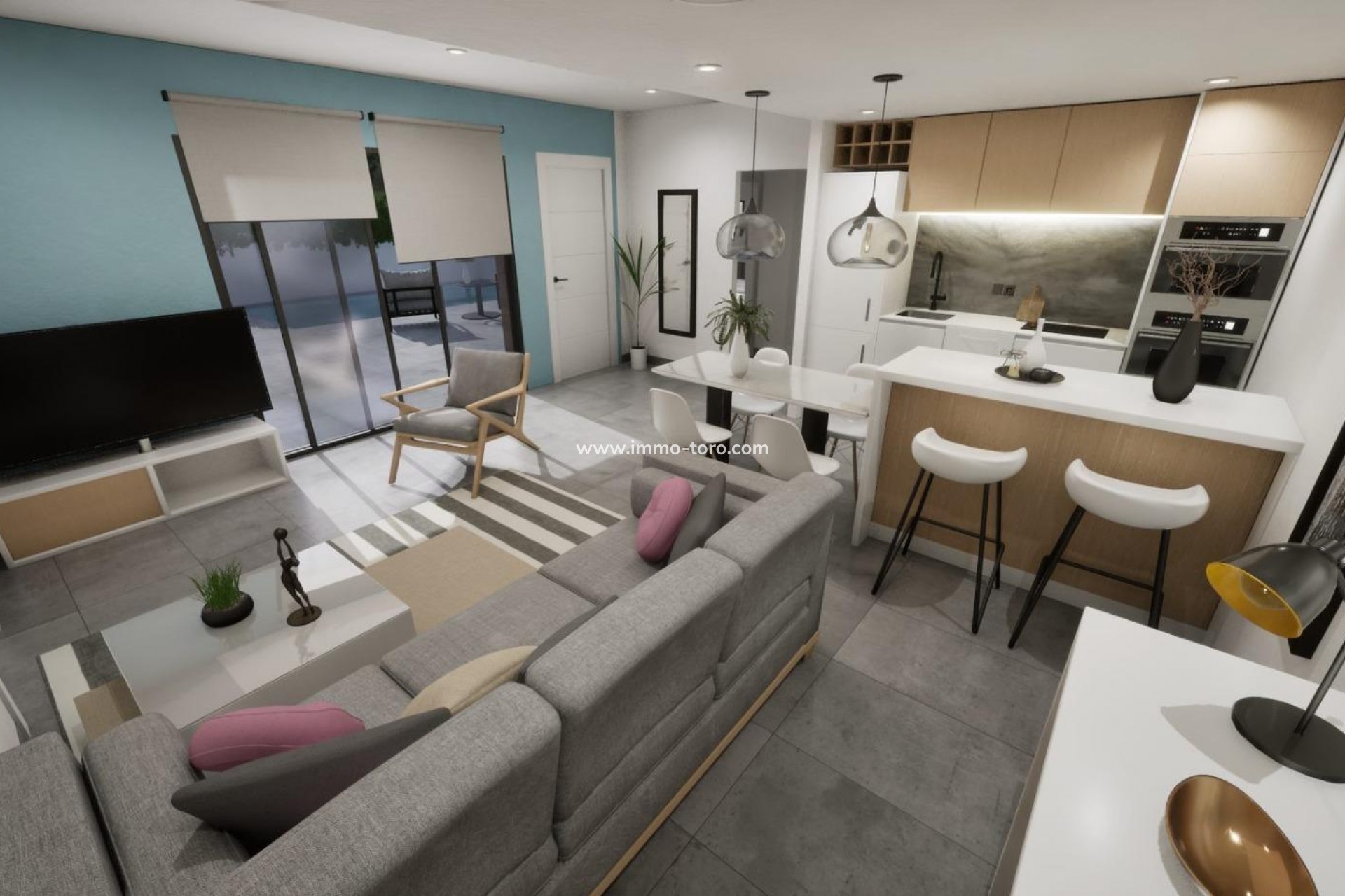 Nieuwbouw - Geschakelde woning - Torre Pacheco - pueblo