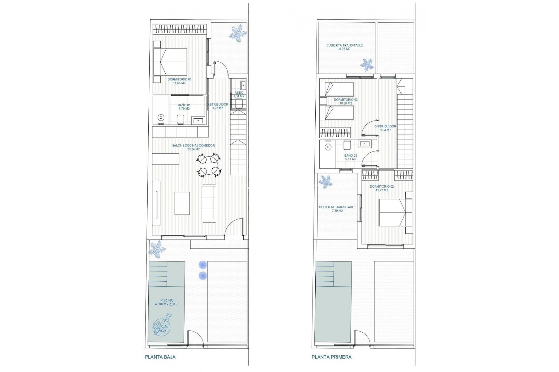 Nieuwbouw - Geschakelde woning - Torre Pacheco - pueblo