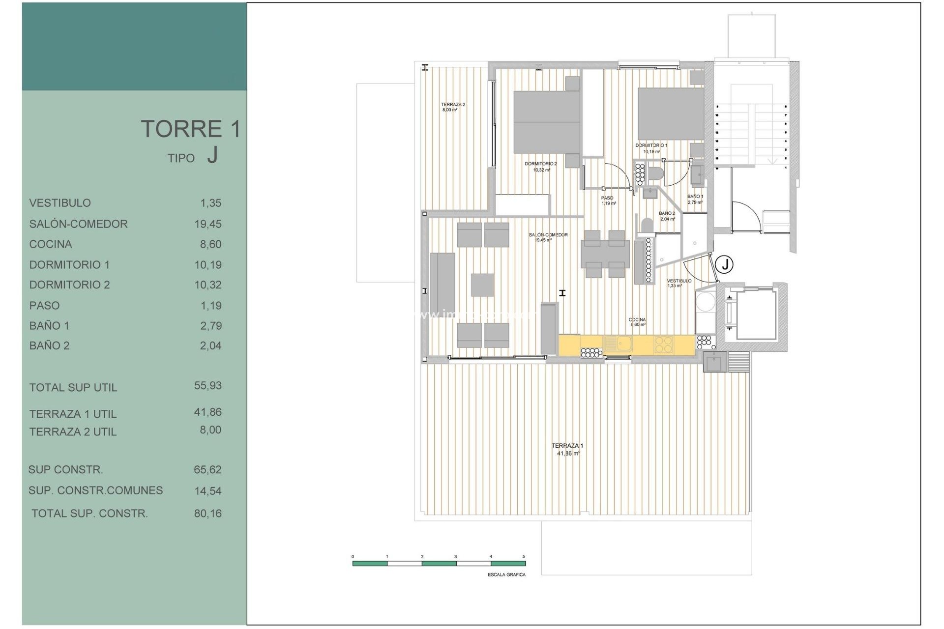 Nieuwbouw - Penthouse - Guardamar - Avda del Puerto