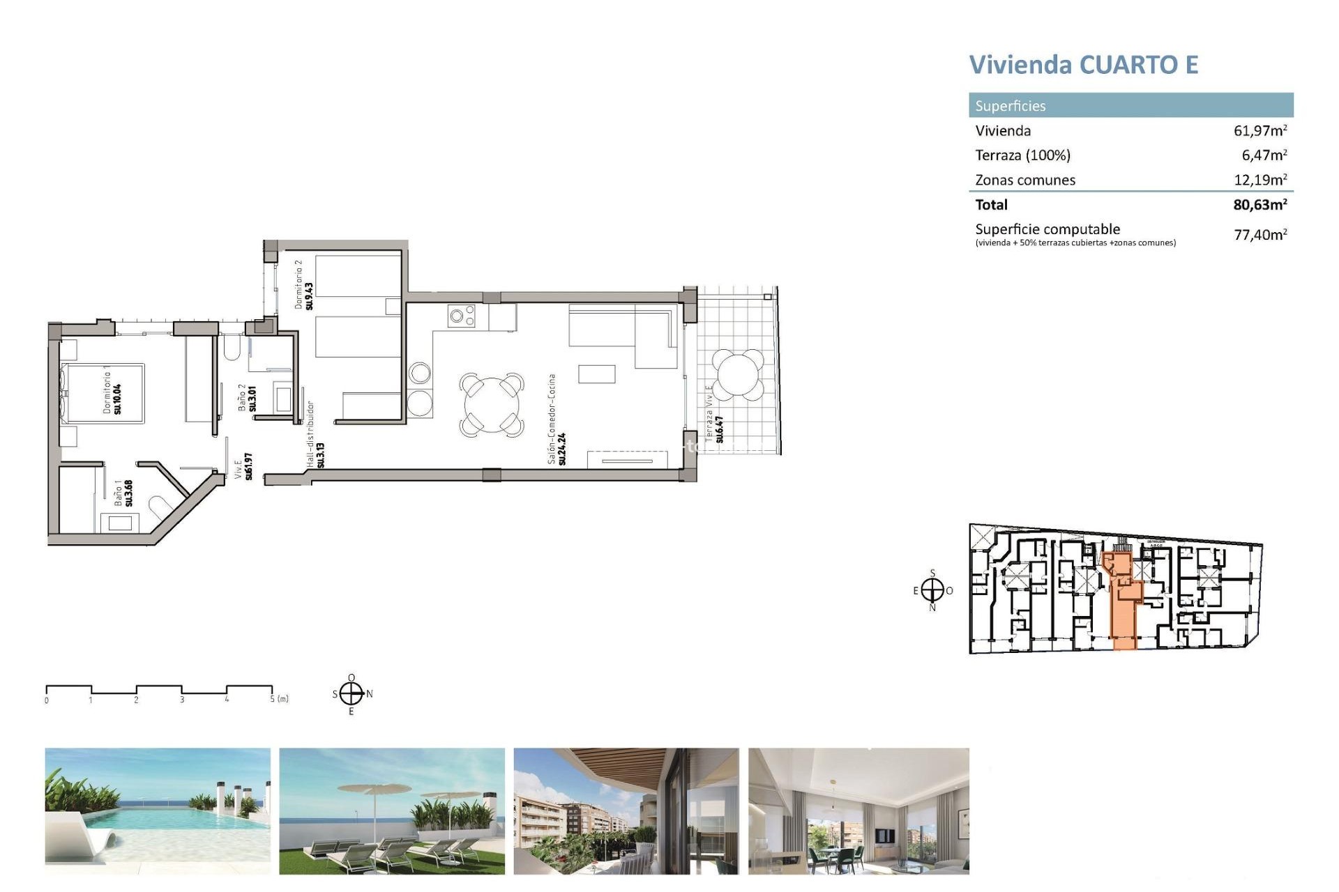 Nieuwbouw - Penthouse - Guardamar - Pueblo