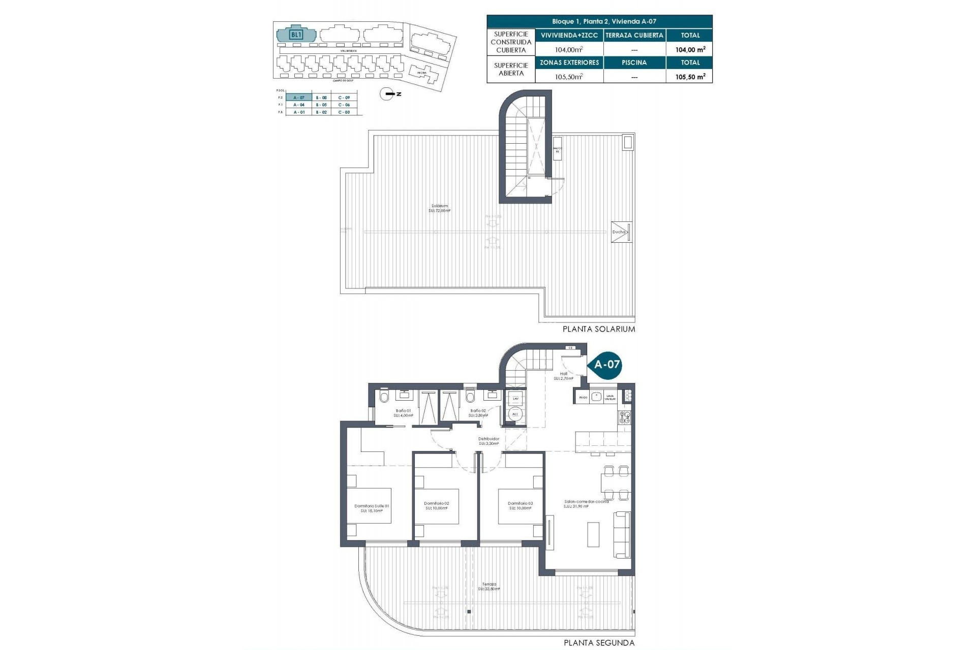 Nieuwbouw - Penthouse - Los Alcázares - Serena Golf