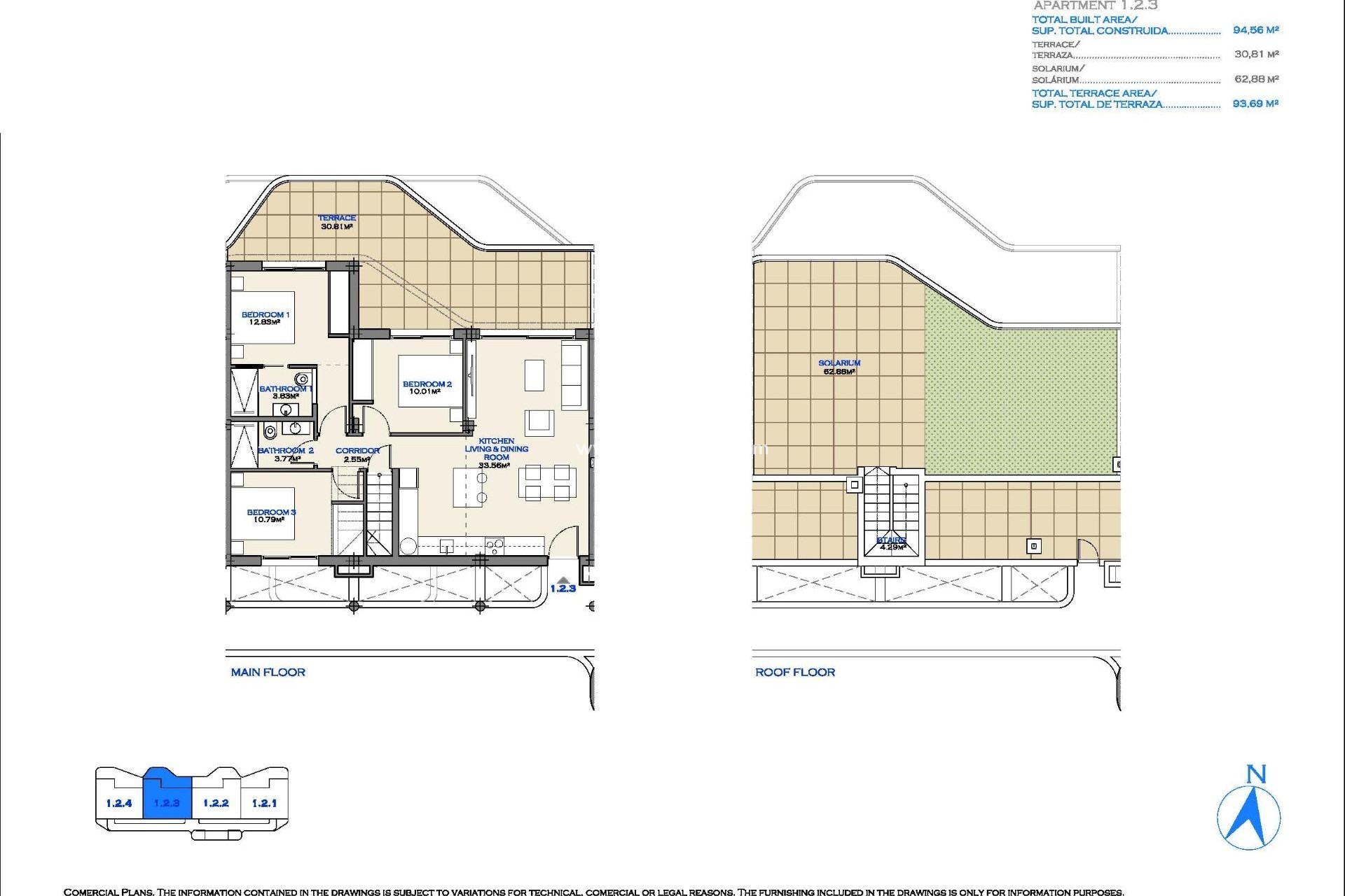 Nieuwbouw - Penthouse - Los Alcázares - Serena Golf