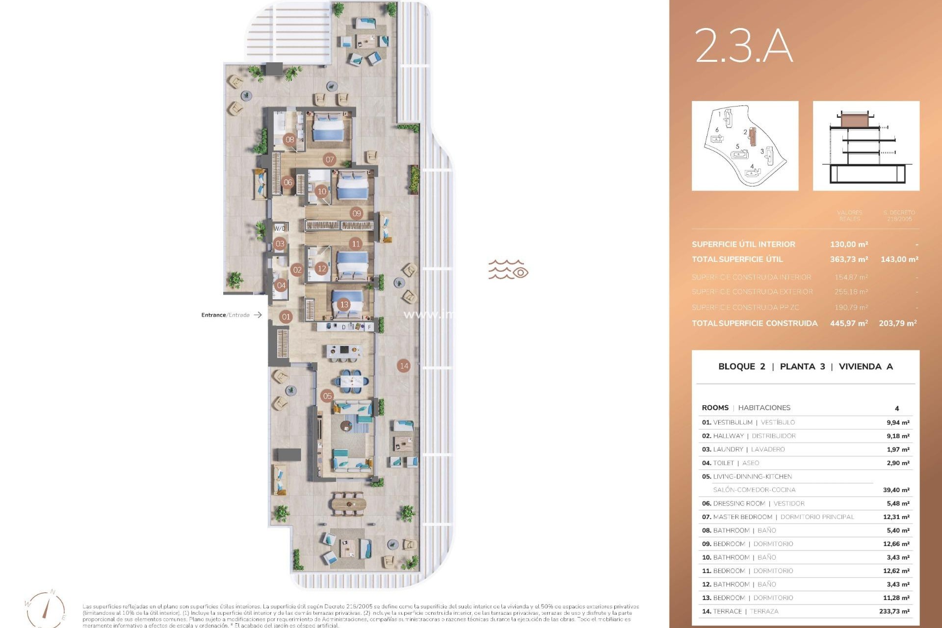 Nieuwbouw - Penthouse - Mijas - Cerrado del Aguila Golf and Resort